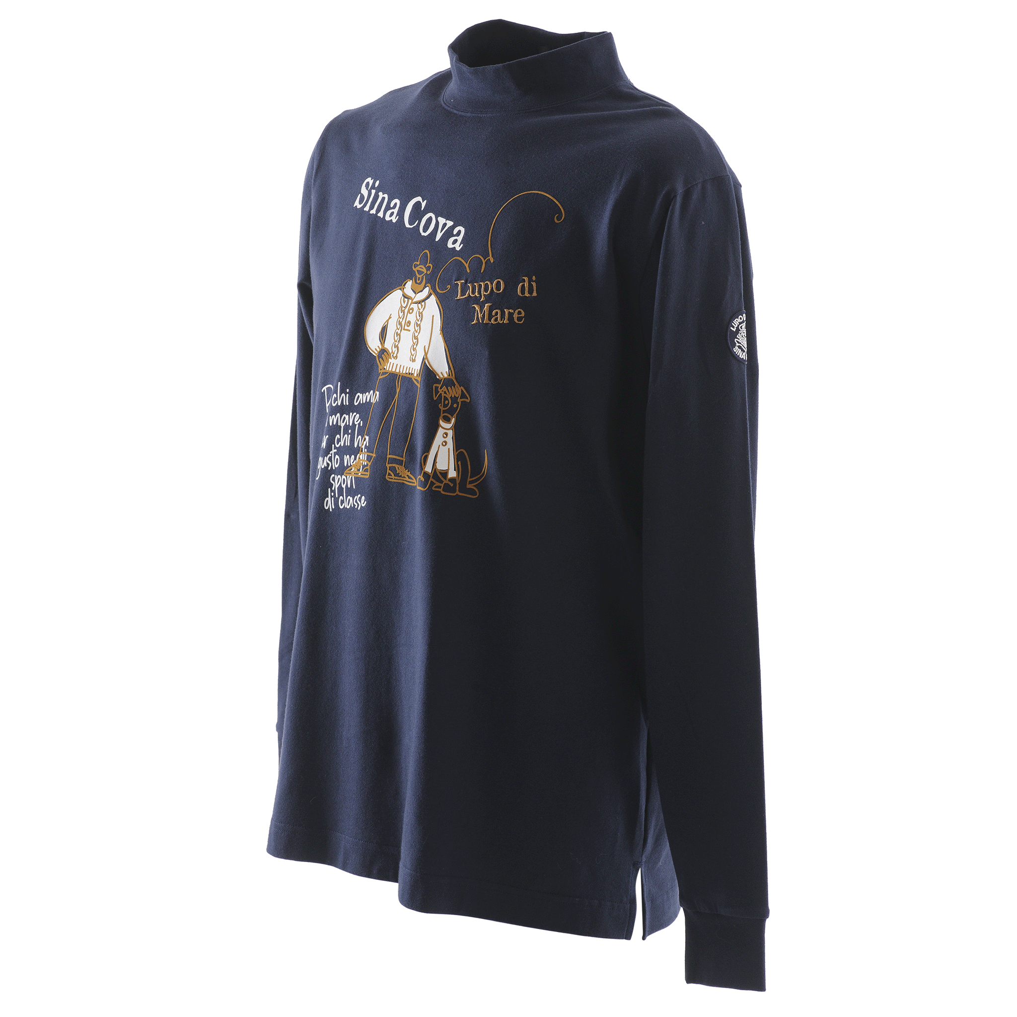 【公式】シナコバ (SINA COVA) ハイネック 長袖Tシャツ ユニセックス(男女兼用) 23220020