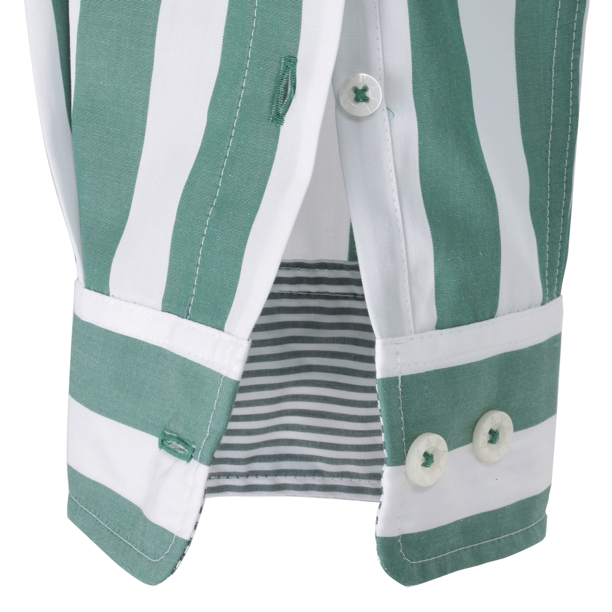 長袖ボタンダウンシャツ ストライプ柄 24124020