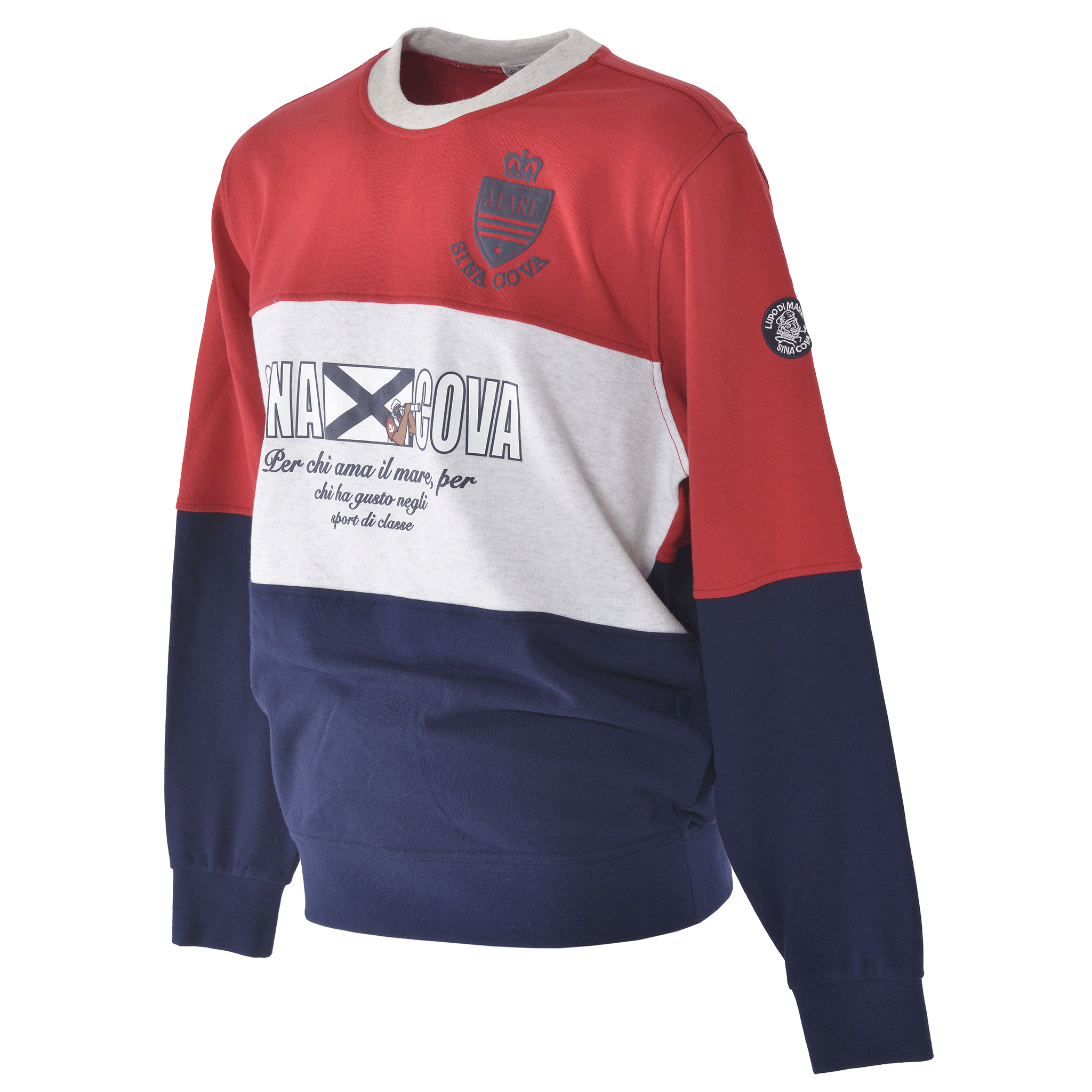 【公式】シナコバ(SINA COVA)クルーネックトレーナー 24210030 レッドの参考画像