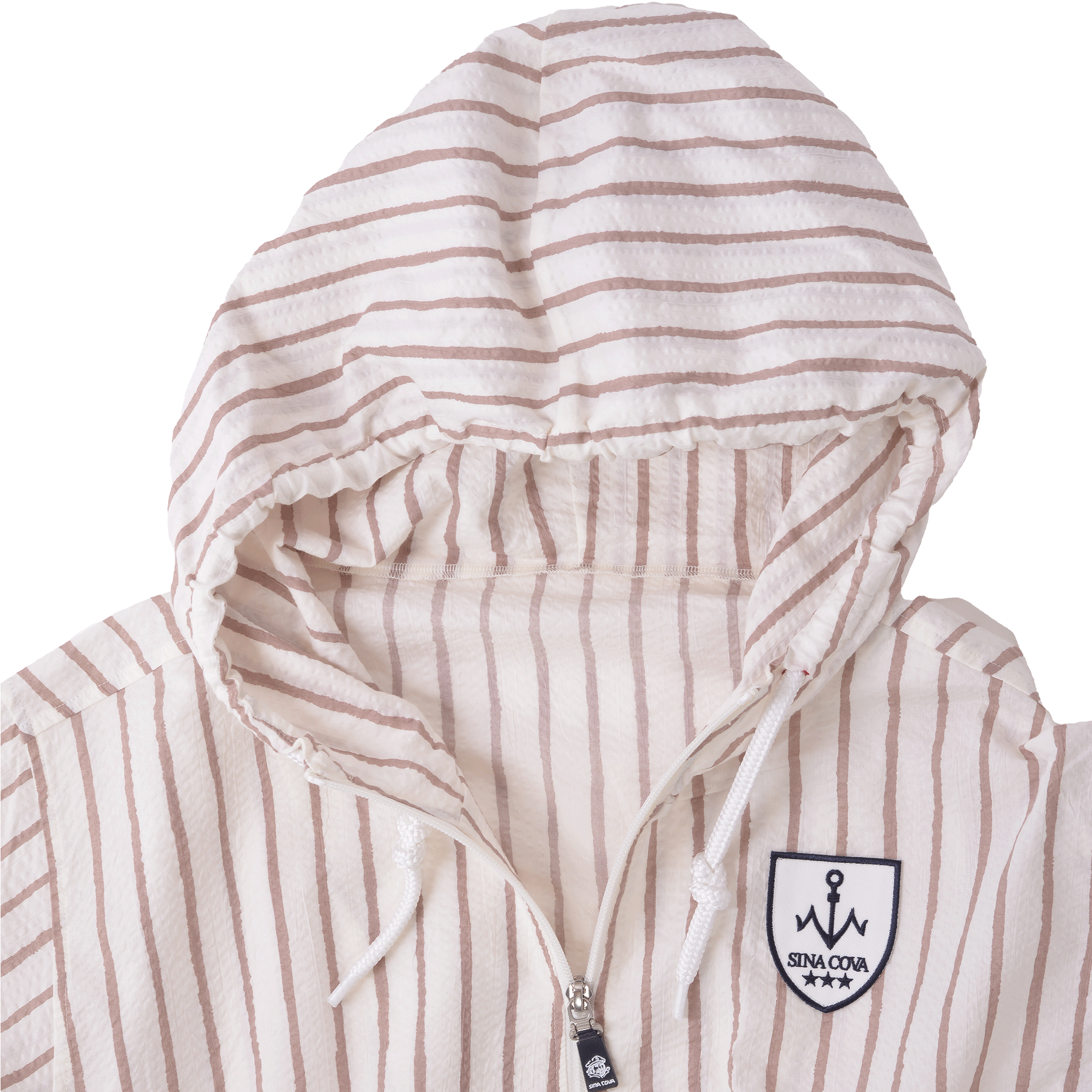 Zip-up shirt hoodie 26133040