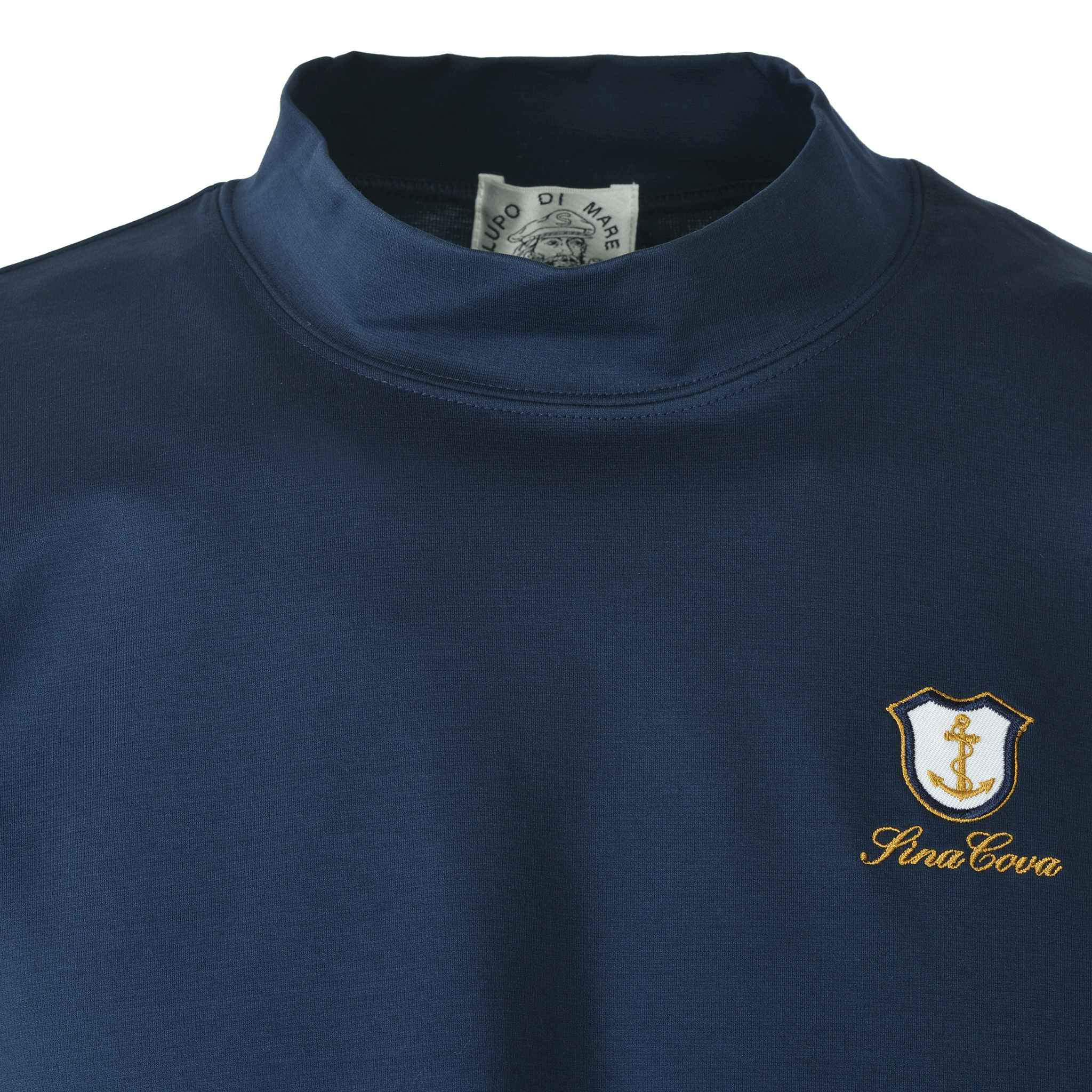 5分袖モックネックTシャツ 26130510