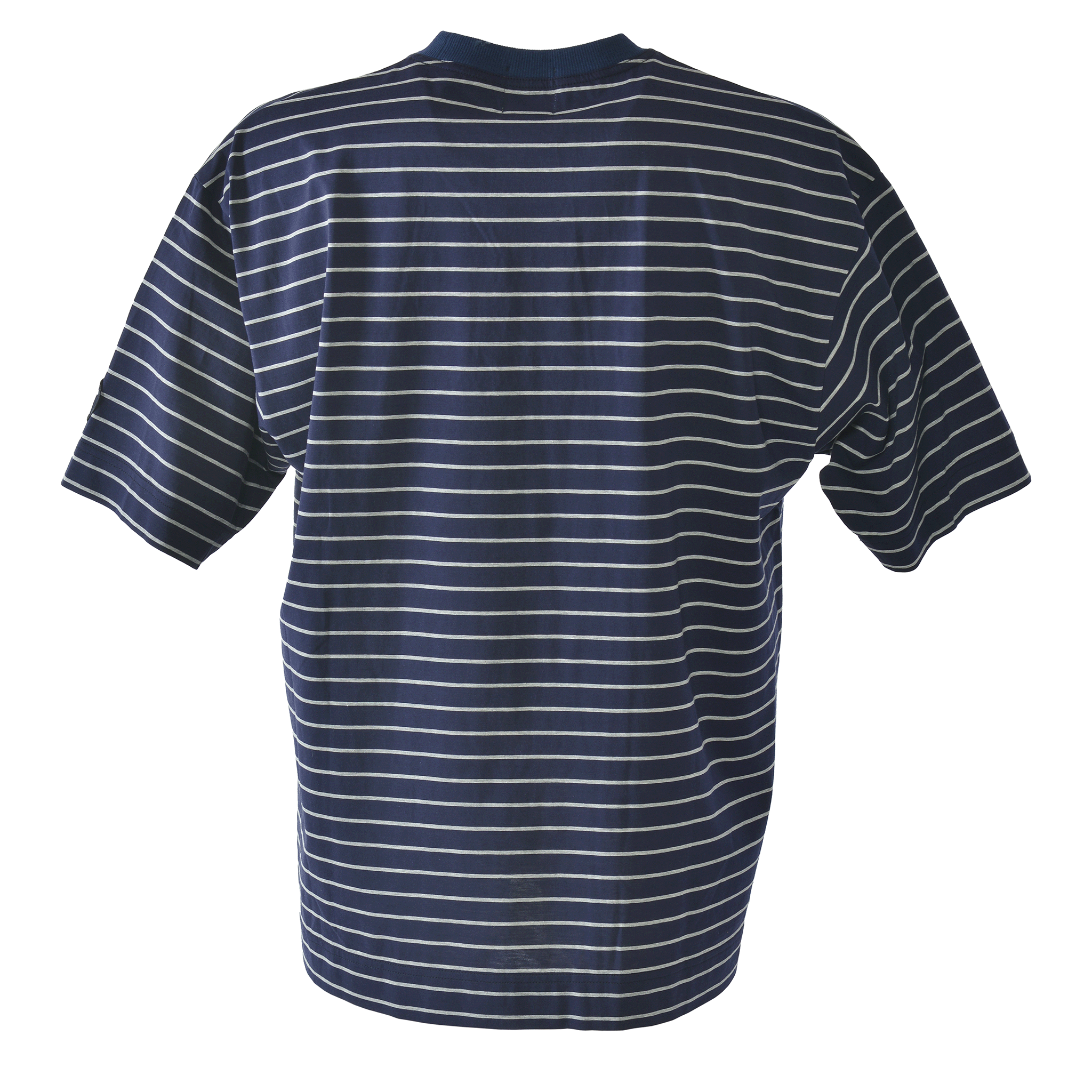 ボーダー柄ドロップショルダーTシャツ 26110570