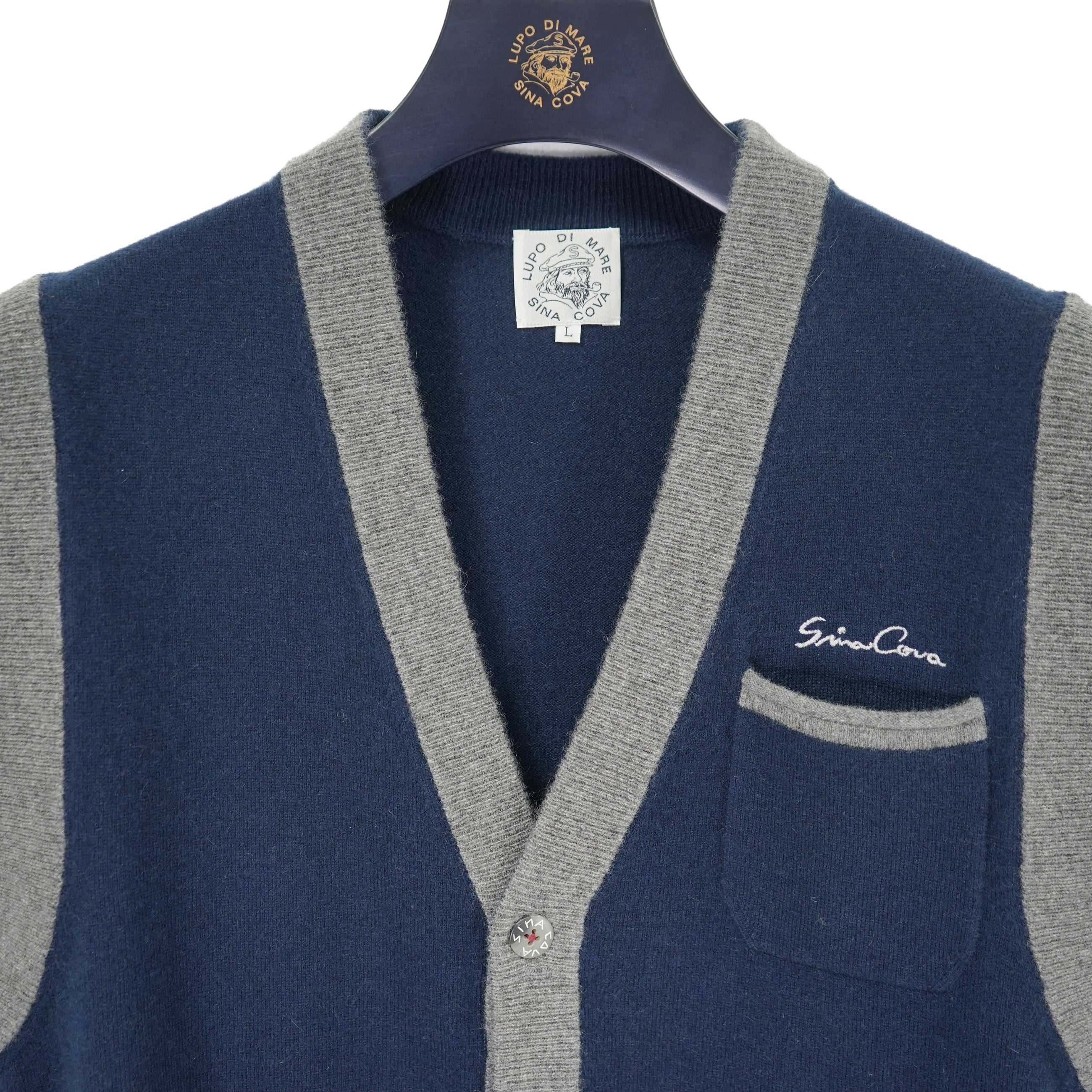 カシミヤ100% ニットベスト 25222518