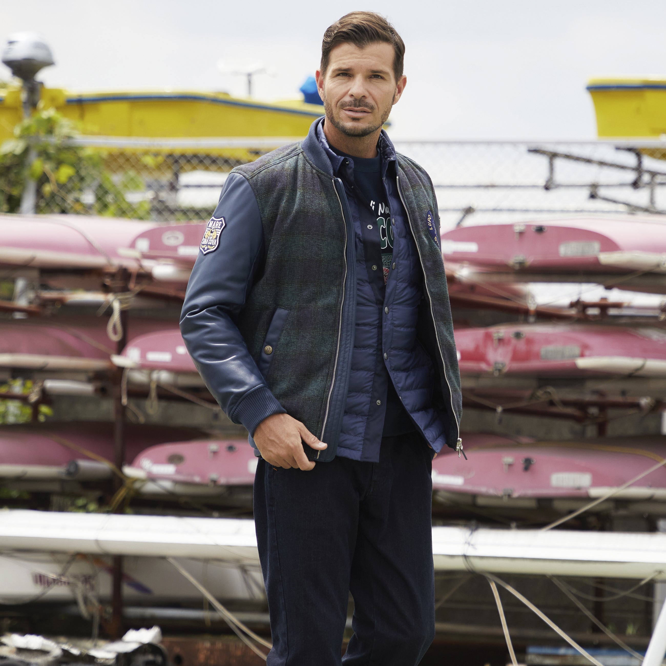 ノータックテーパードデニムパンツ 25225010