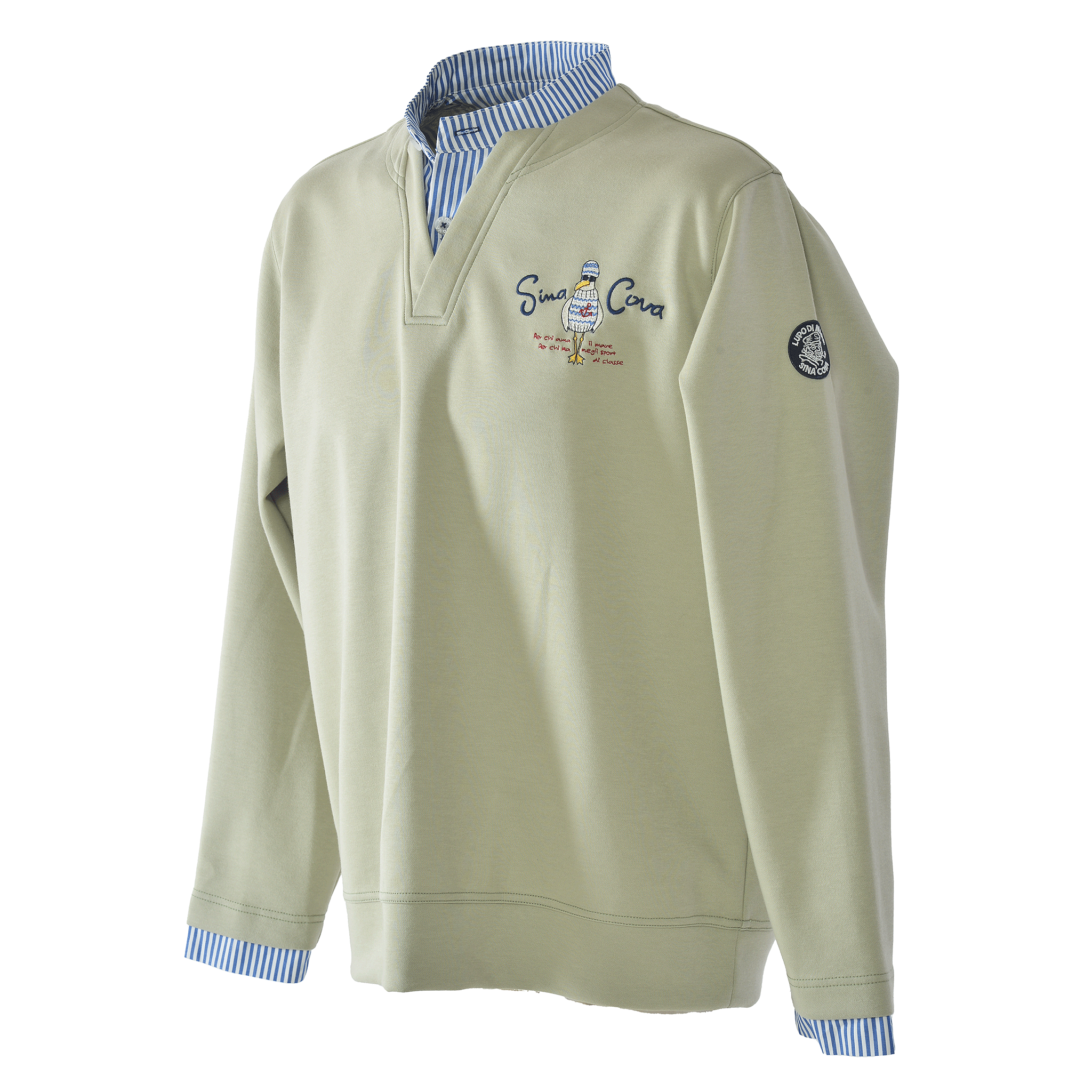 Layered-Look Pullover Unisex 26210030