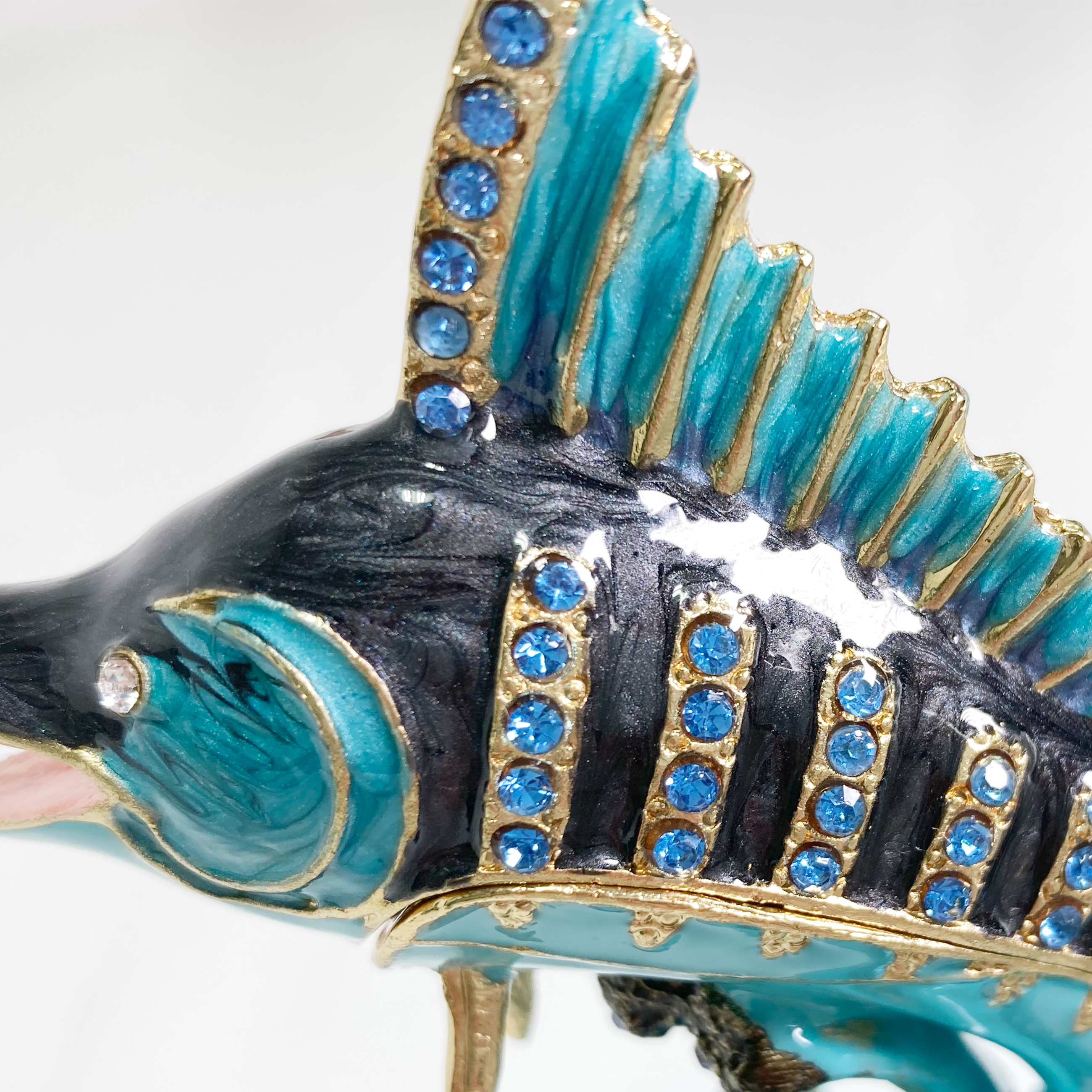 カジキミニチュア小物入れ ブルー 57001790