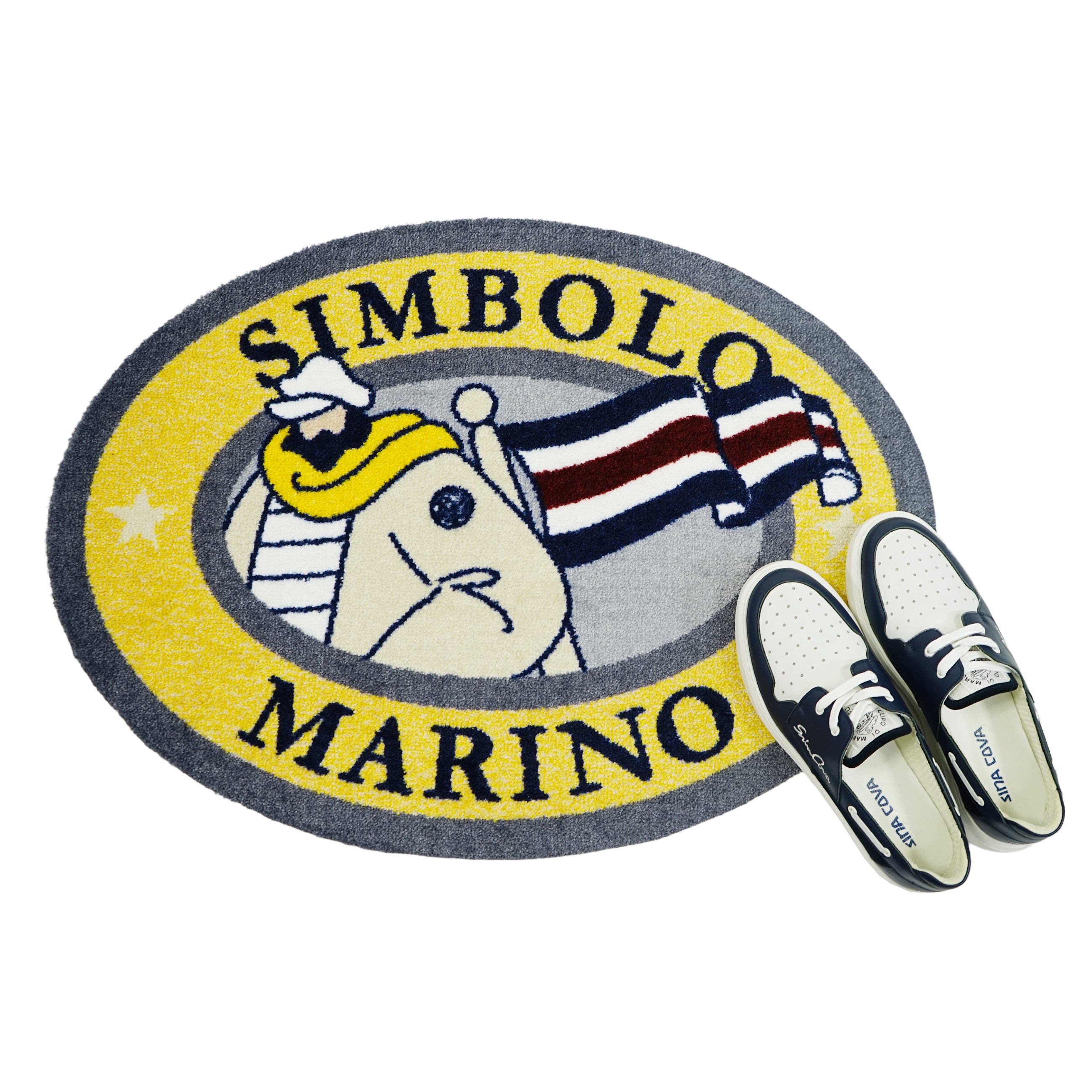 【公式】シナコバ (SINA COVA)シナコバオリジナルマット SIMBOLO MARINO(楕円) 57002580