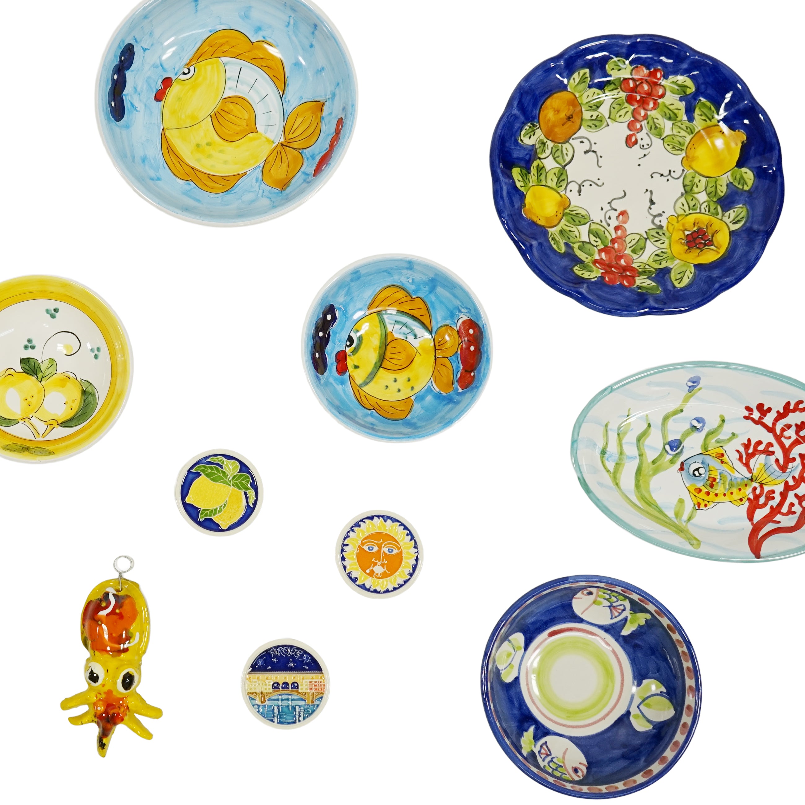 食器 オーバルプレート(楕円形) 生き物×魚柄 57003040