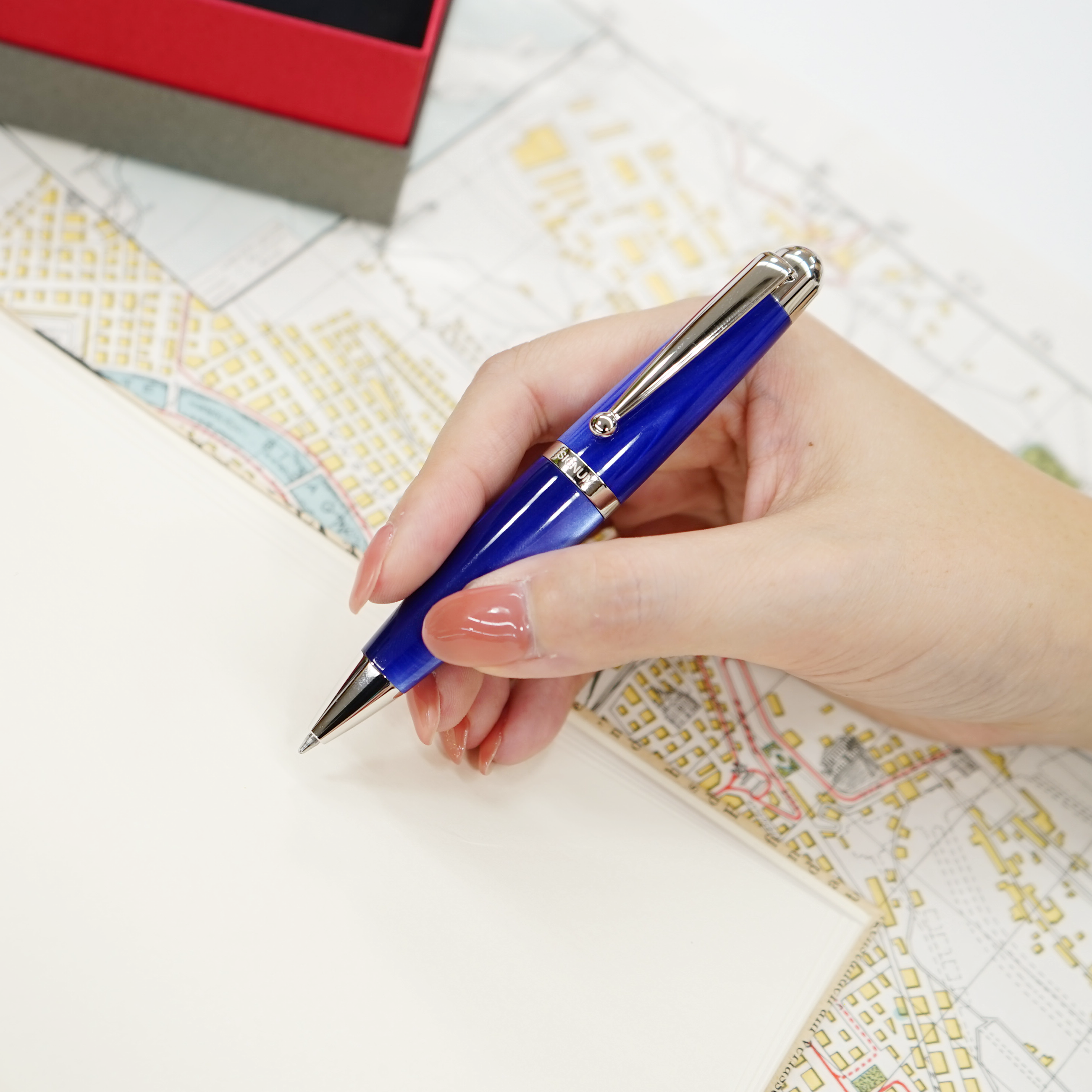 【SIGNUM スモール・ソラーレ】ボールペン(ブルー) 57001040