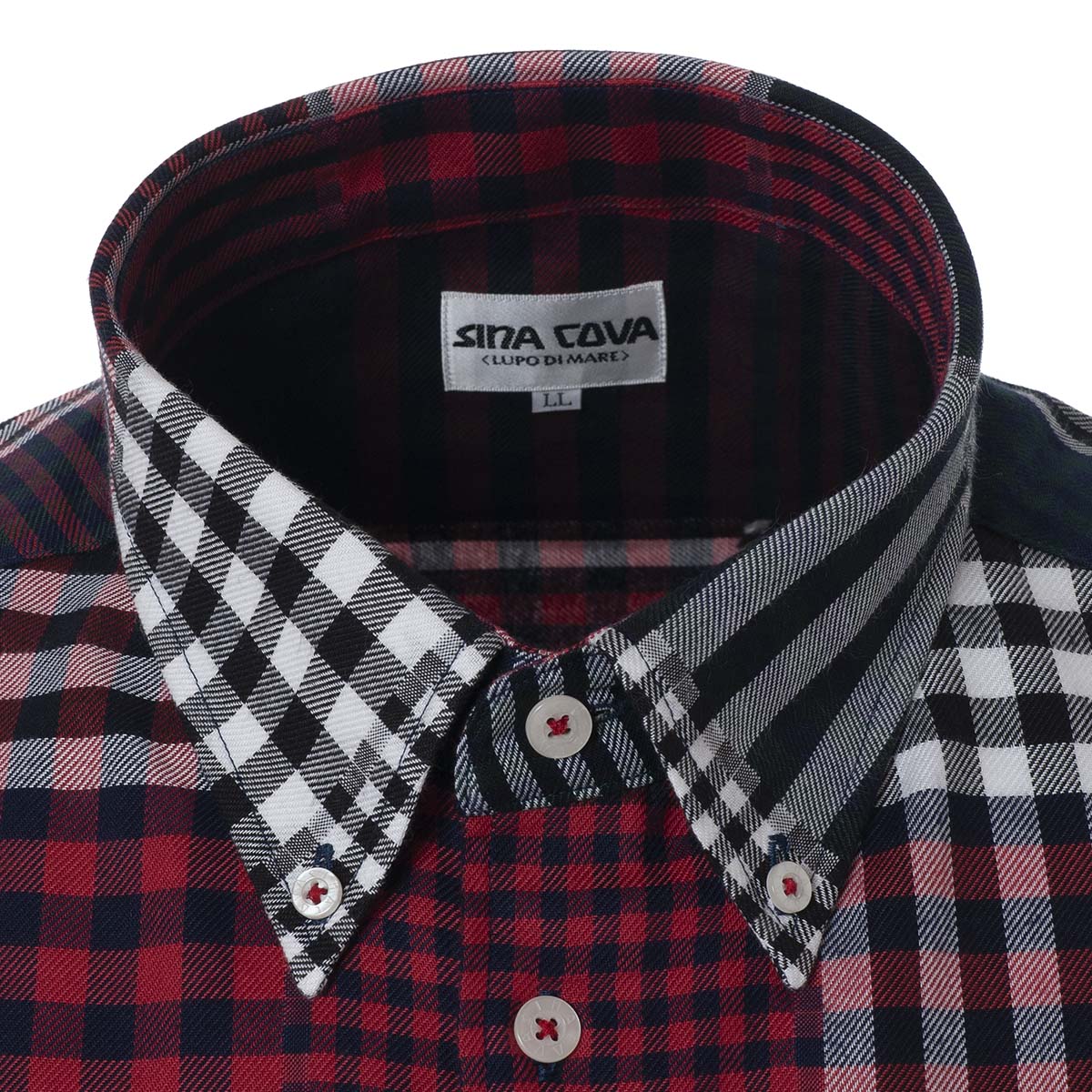 チェック柄ボタンダウンシャツ 20224070