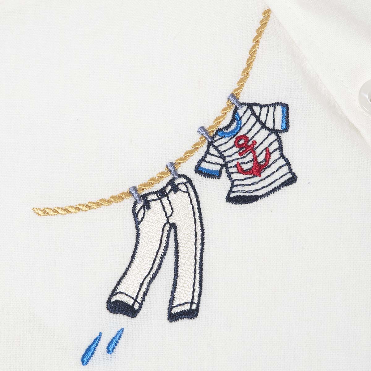 Short -sleeved button down shirt 21124530