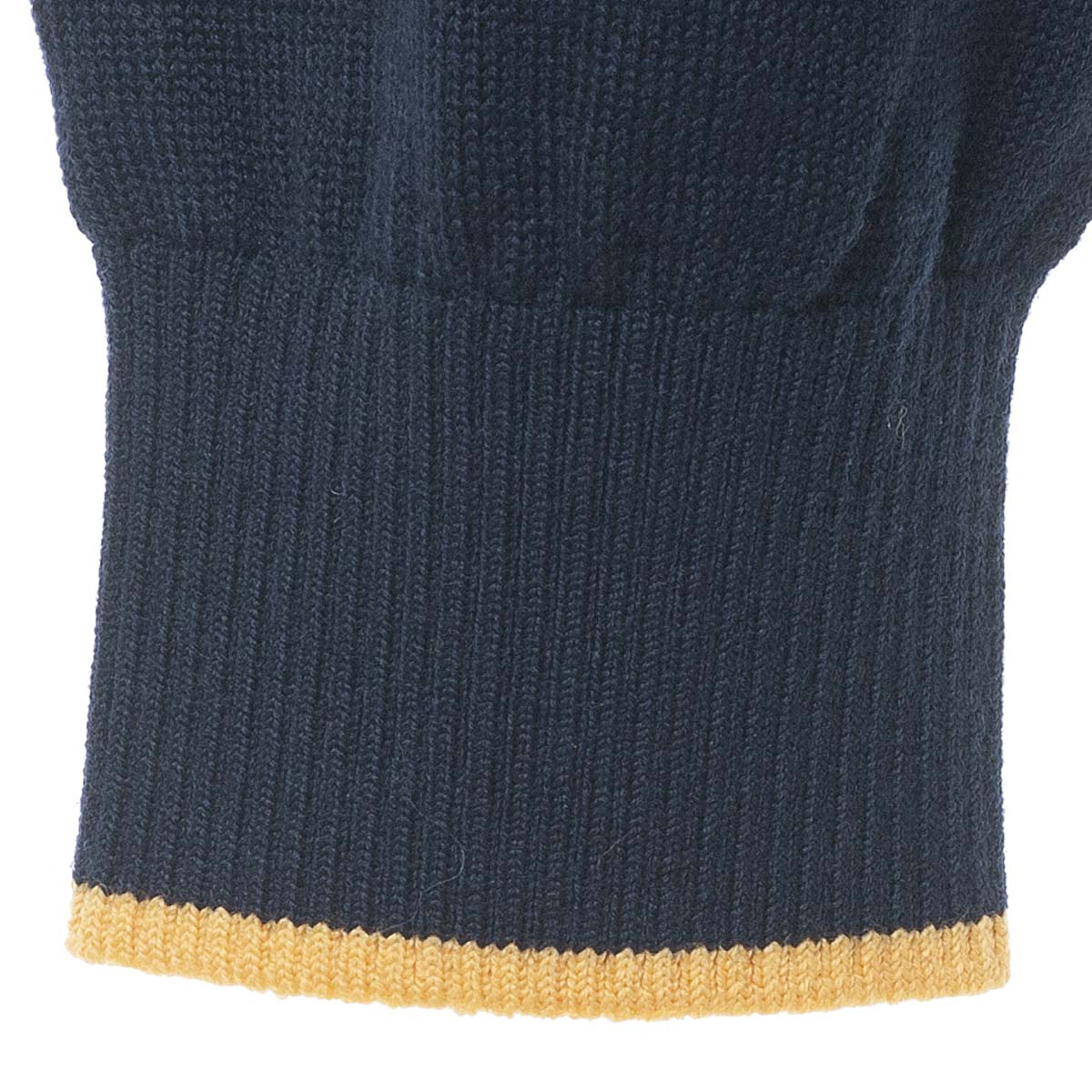 【公式】シナコバ (SINA COVA) ハーフジップセーター 21250030 ネイビーのリブ