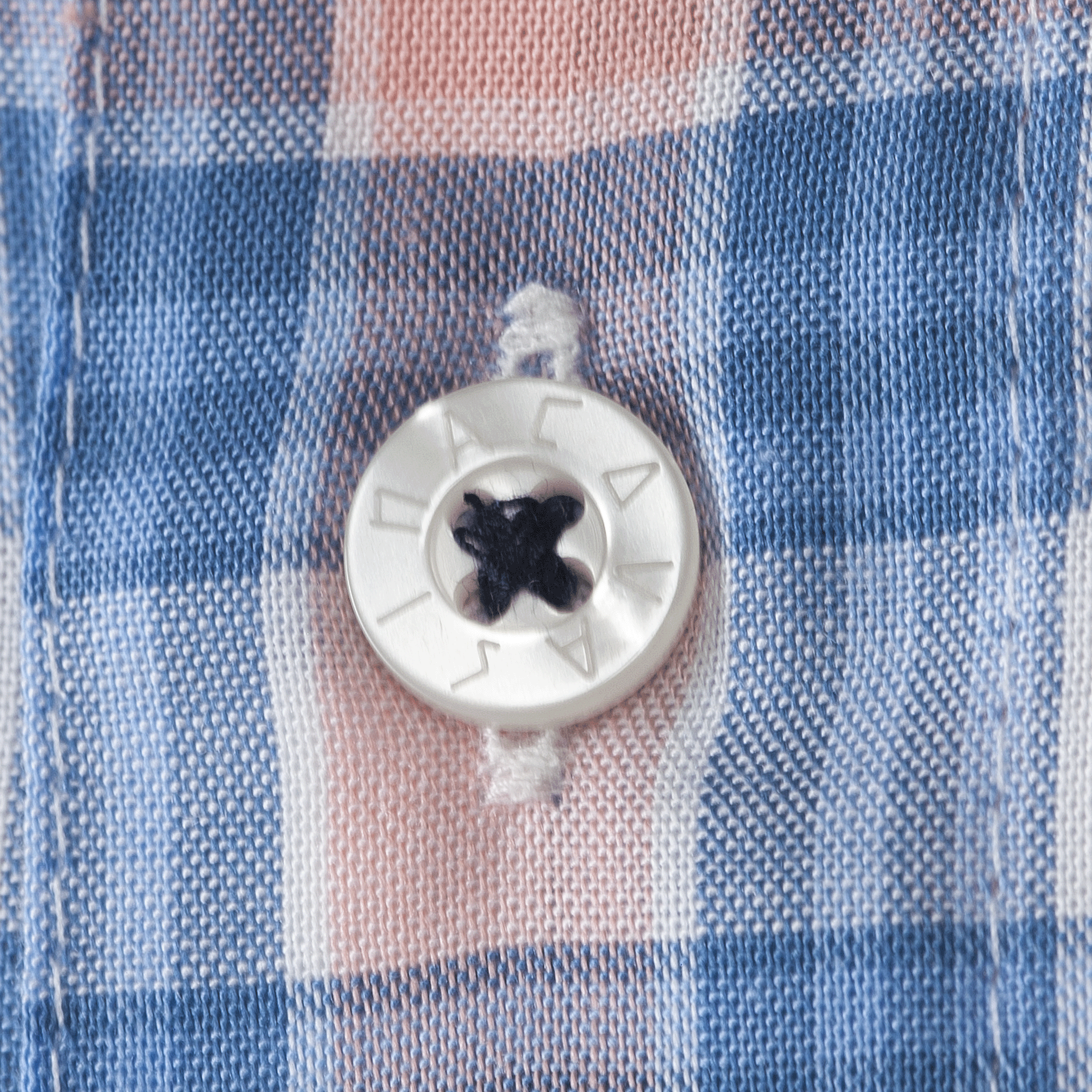 長袖ボタンダウンチェックシャツ 23124020