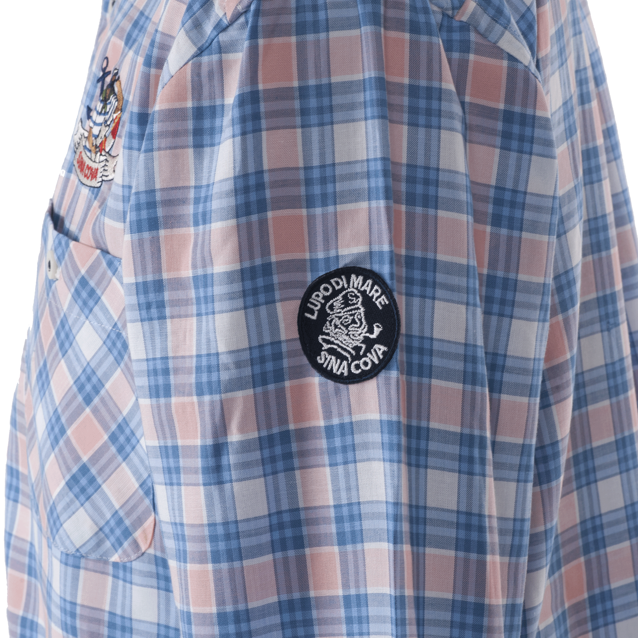 長袖ボタンダウンチェックシャツ 23124020