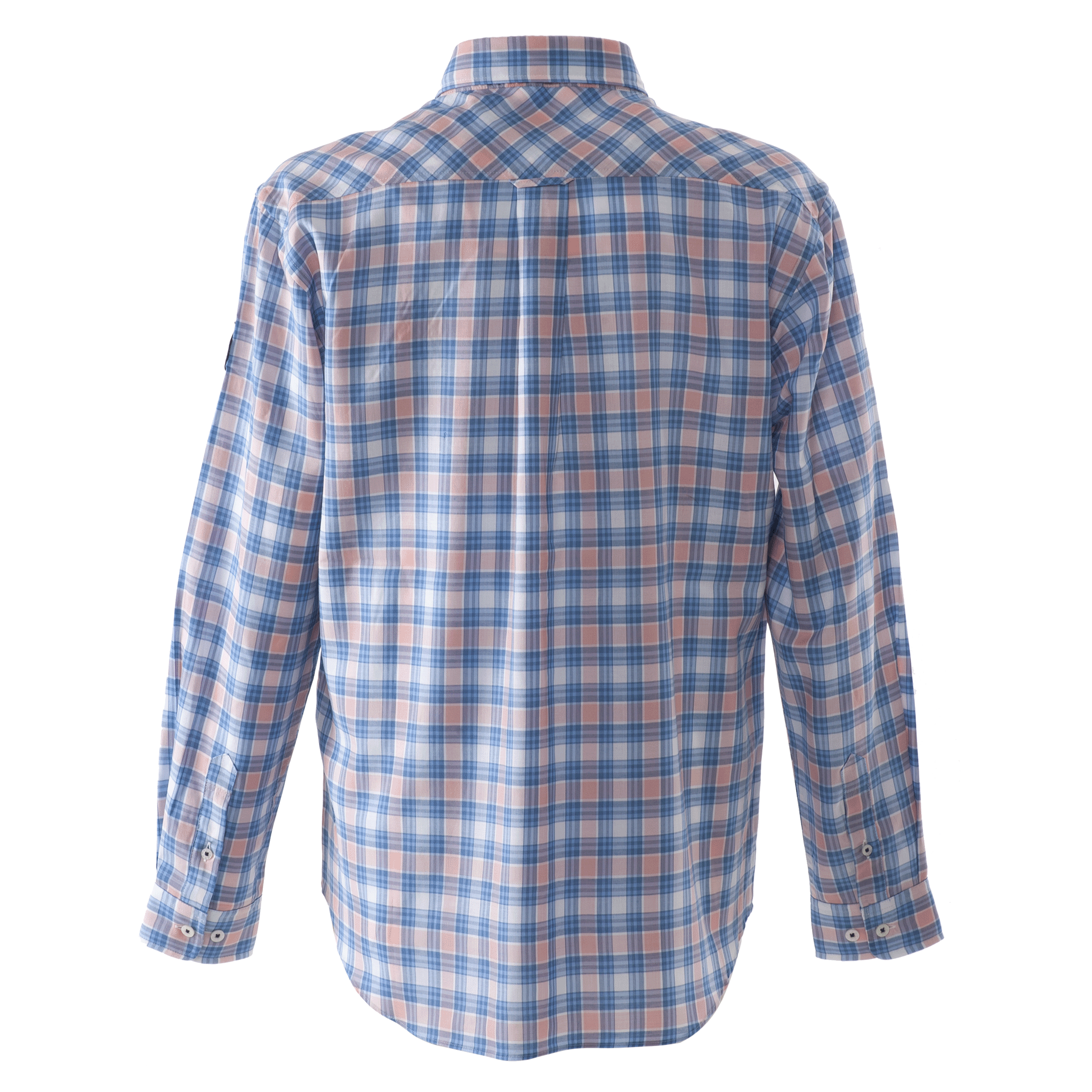 長袖ボタンダウンチェックシャツ 23124020