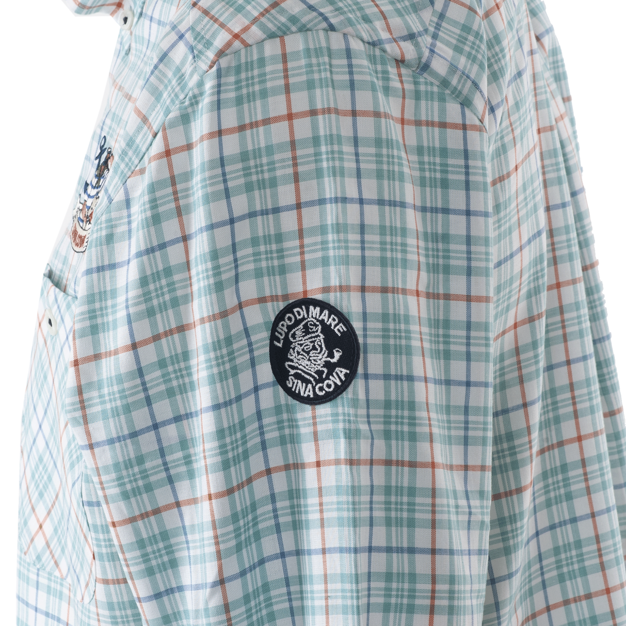 長袖ボタンダウンチェックシャツ 23124020