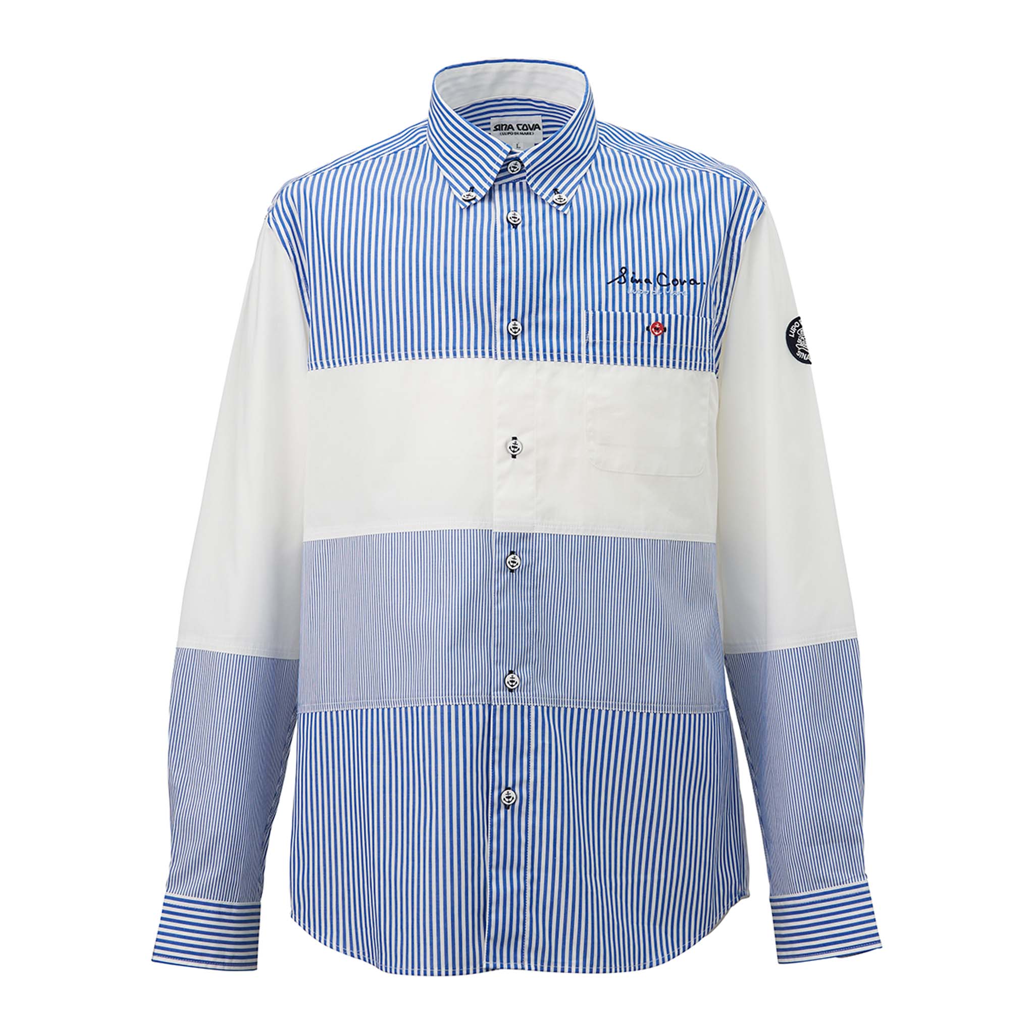 【アウトレット】シナコバ (SINA COVA) 長袖ボタンダウンシャツ 22124010