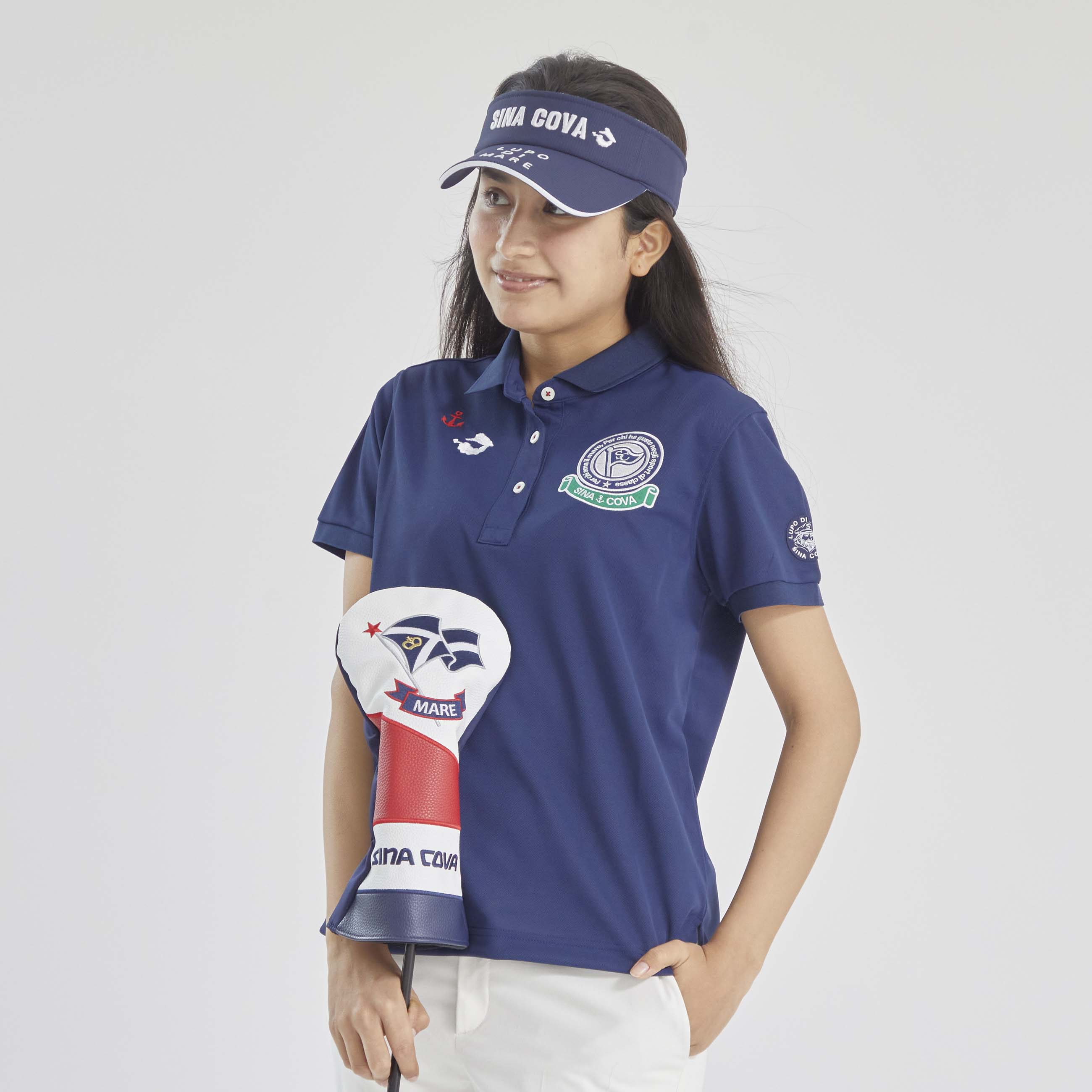 【アウトレット】シナコバ (SINA COVA) レディース 半袖 ポロシャツ 22180573