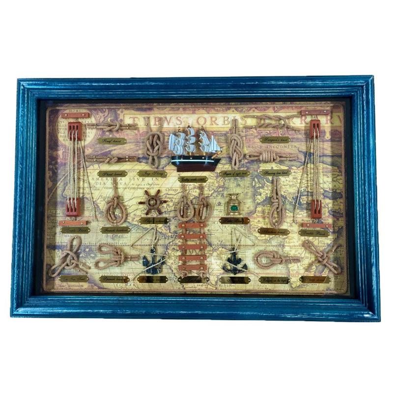 Wall ornament (large) "Nautical chart" 57000140