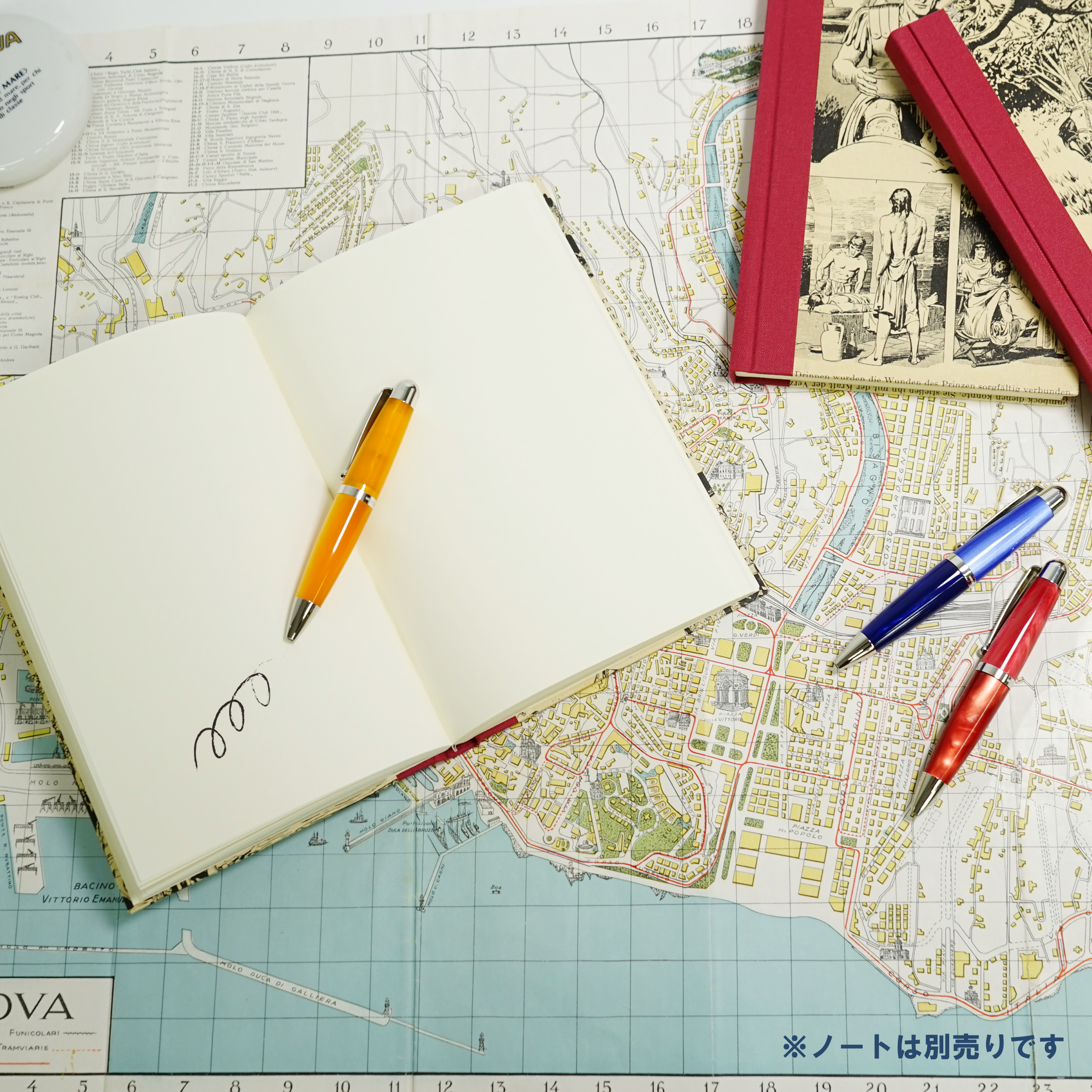 【SIGNUM スモール・ソラーレ】ボールペン(オレンジ) 57001050