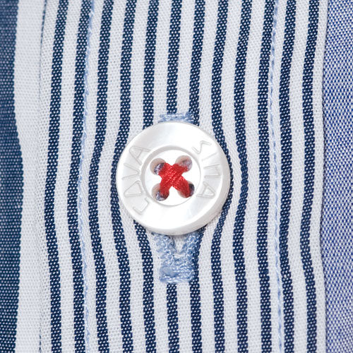 [Outlet] Long sleeve button-down shirt 18124010