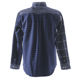 [Official] SINA COVA Crazy Pattern Check Long Sleeve Button Down Shirt 23224040