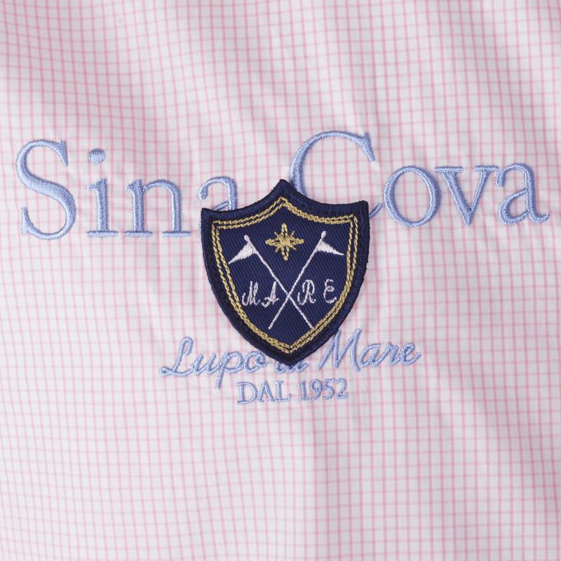 [Official] SINA COVA Long Sleeve Button Down Shirt Check Pattern 24114030