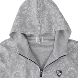 [Official] SINA COVA All-over Pattern Half Zip Hoodie Set 24250010