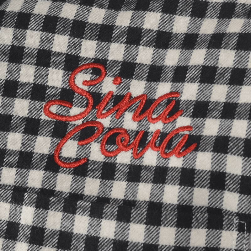 [Official] SINA COVA Checkered Button-Down Shirt 24234020