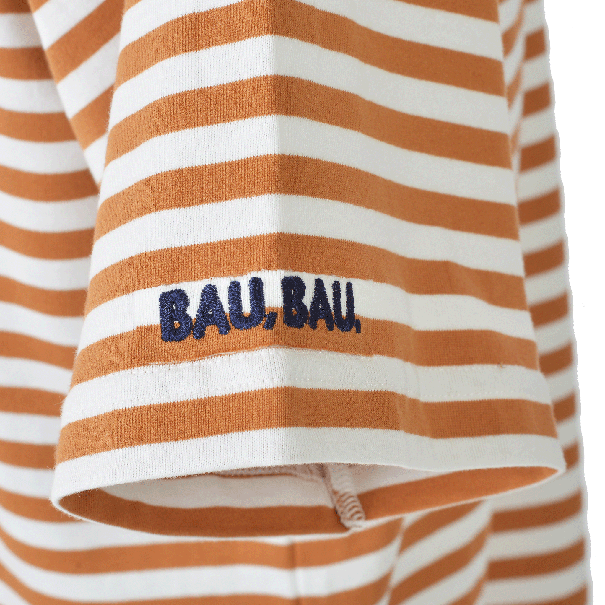 Border-patterned Short-sleeved T-shirt Unisex 26120570