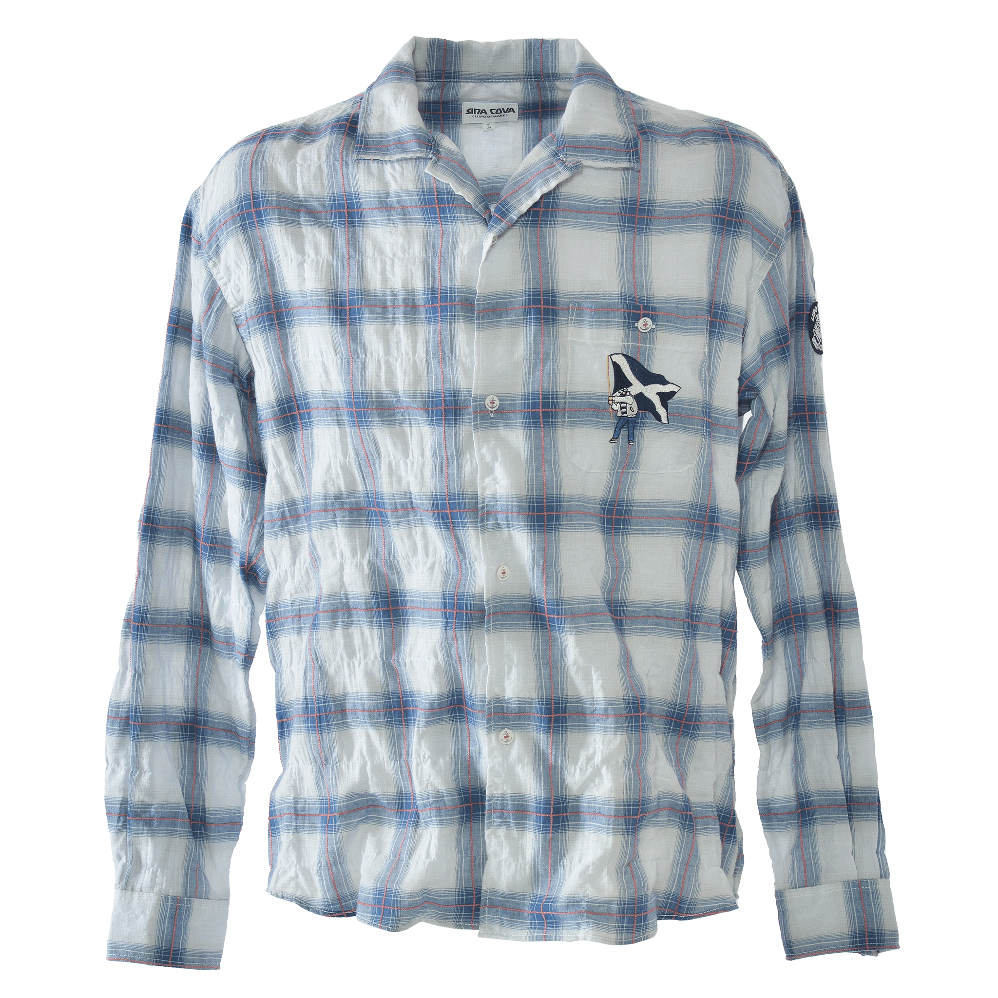 Long-sleeved open-collar shirt 26124030