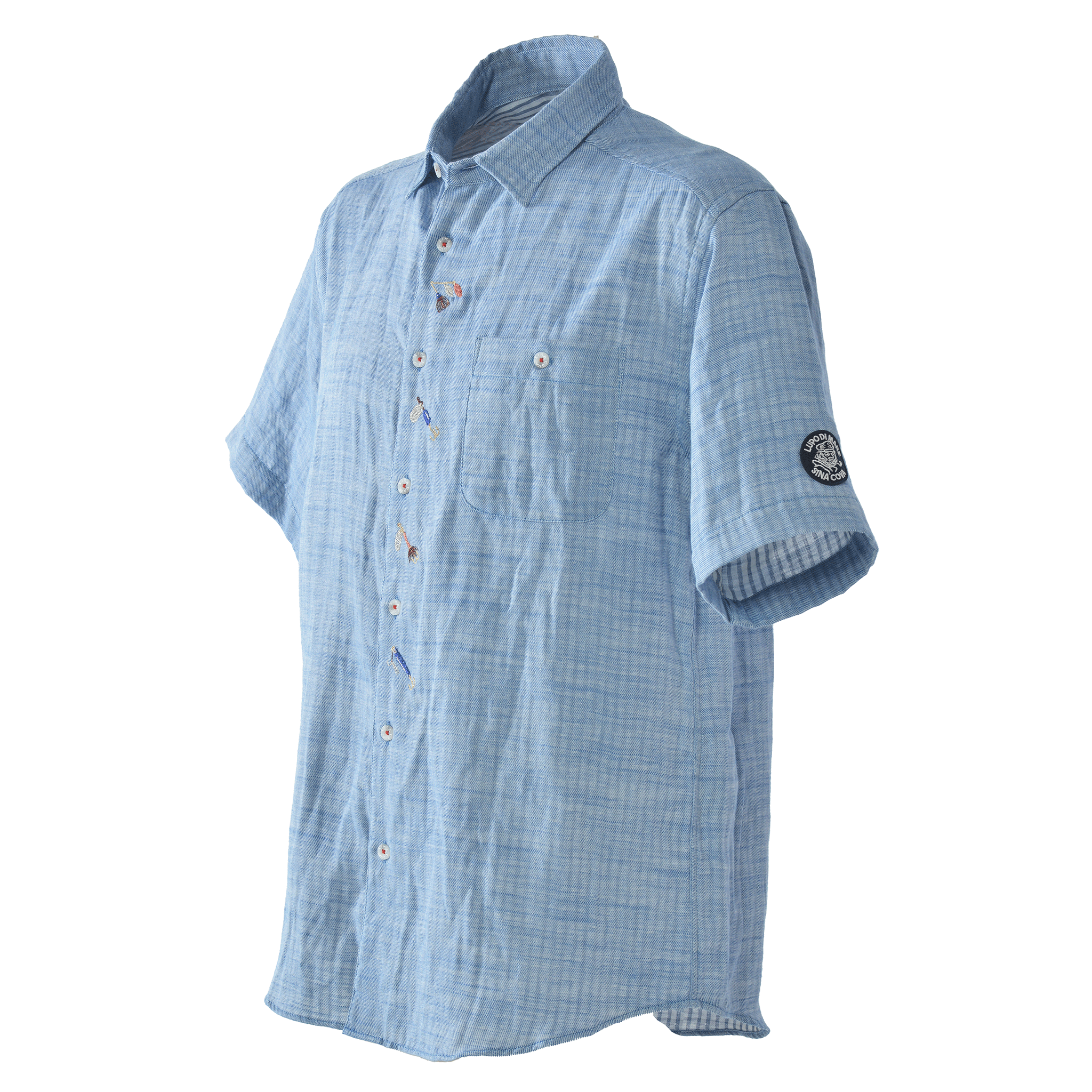 Short-sleeved regular collar shirt 26124520