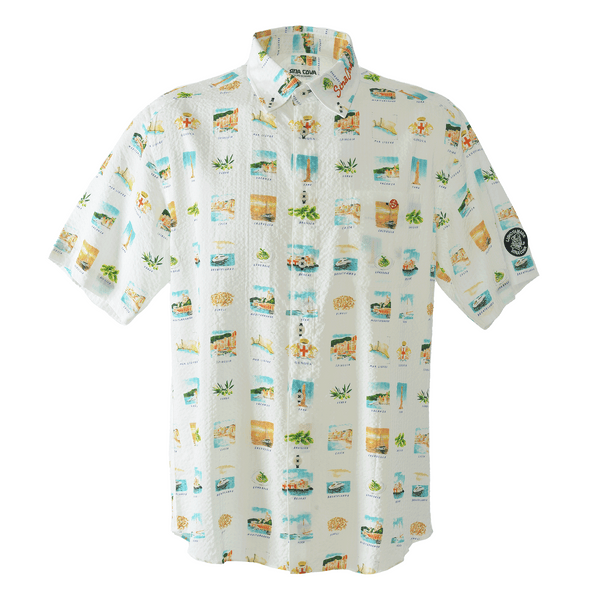 Short-sleeved button-down shirt 26124540