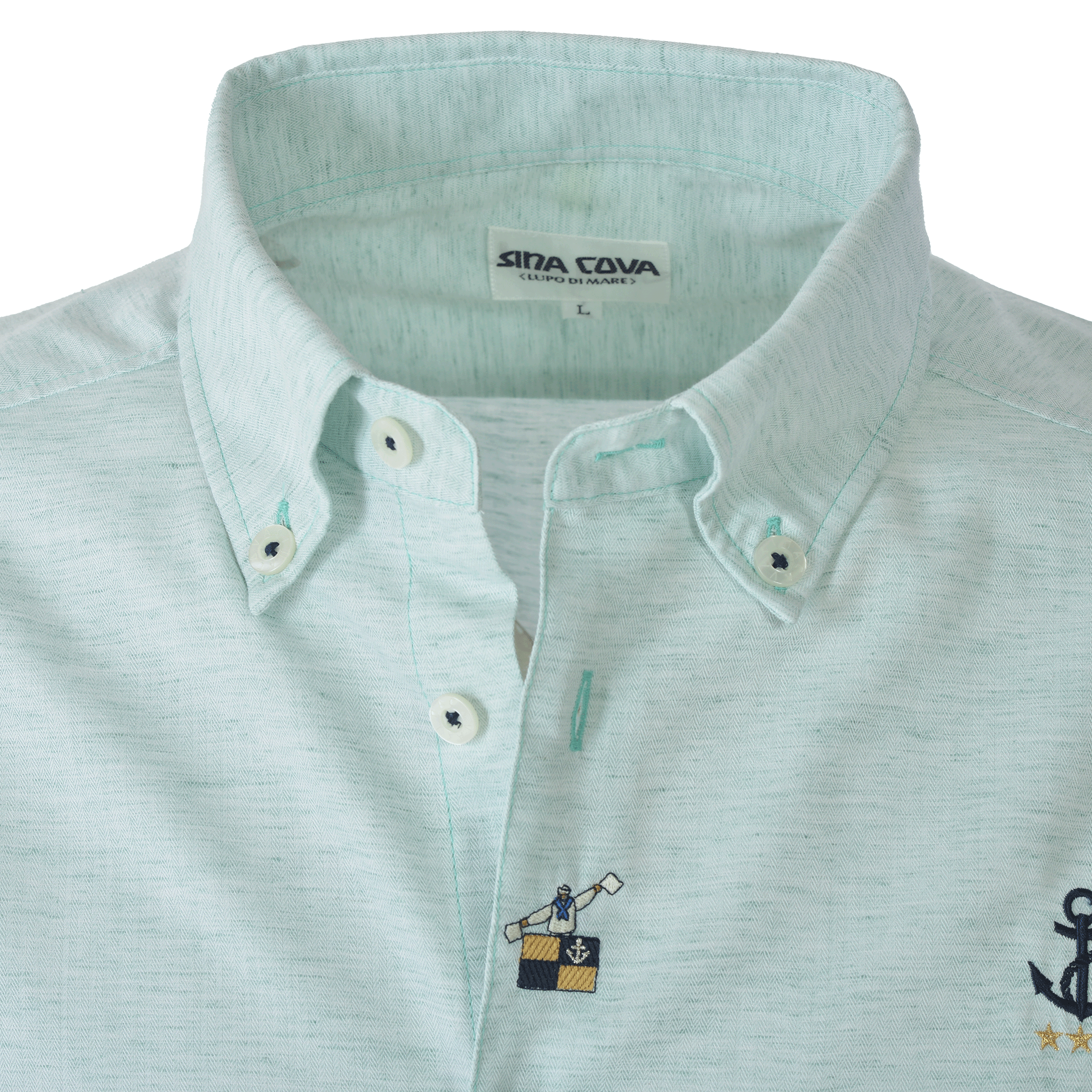 Long-sleeved button-down shirt 26214010