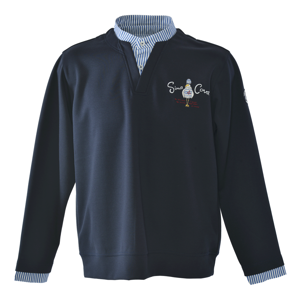 Layered-Look Pullover Unisex 26210030
