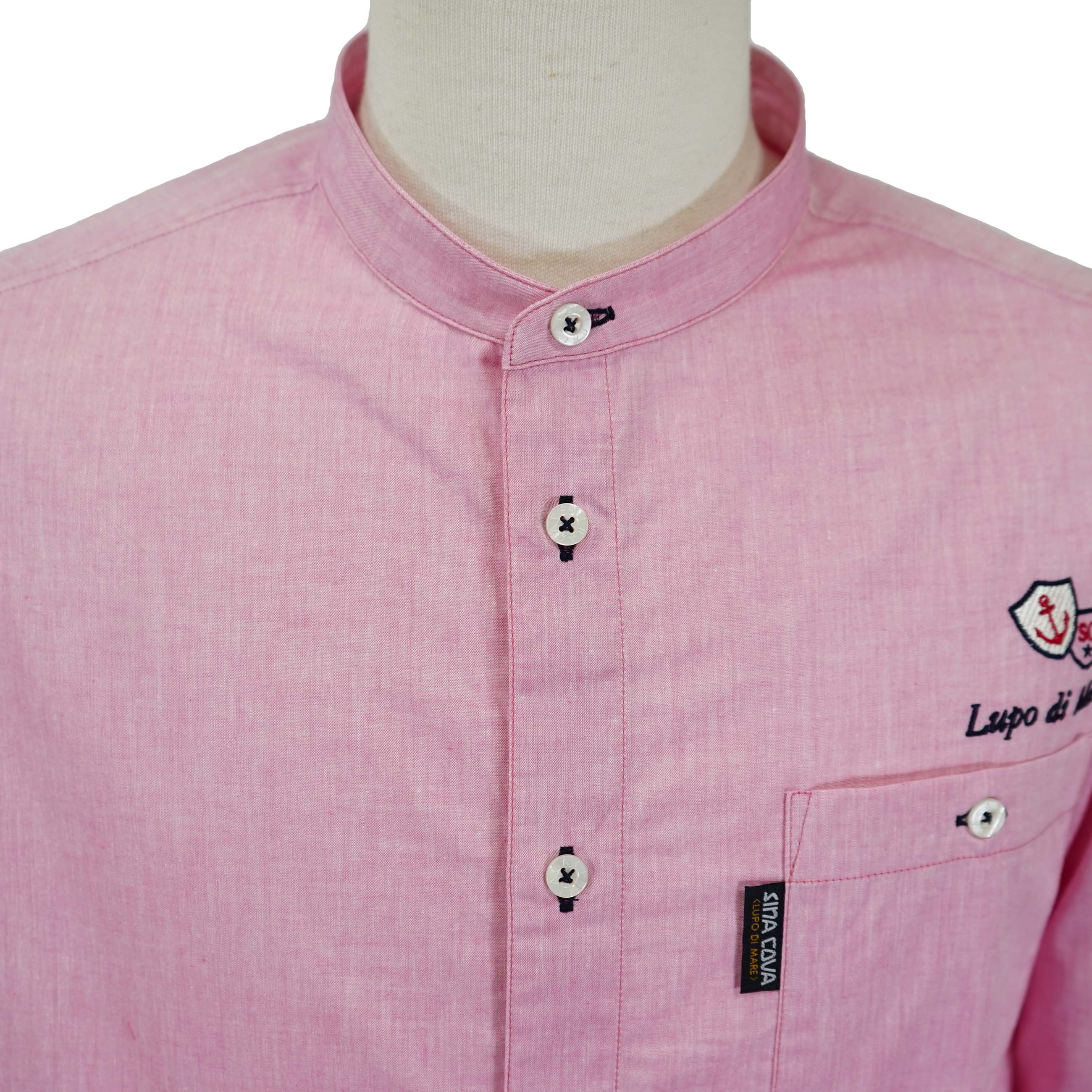 【アウトレット】シナコバ （SINA COVA） バンドカラーシャツ　22124030