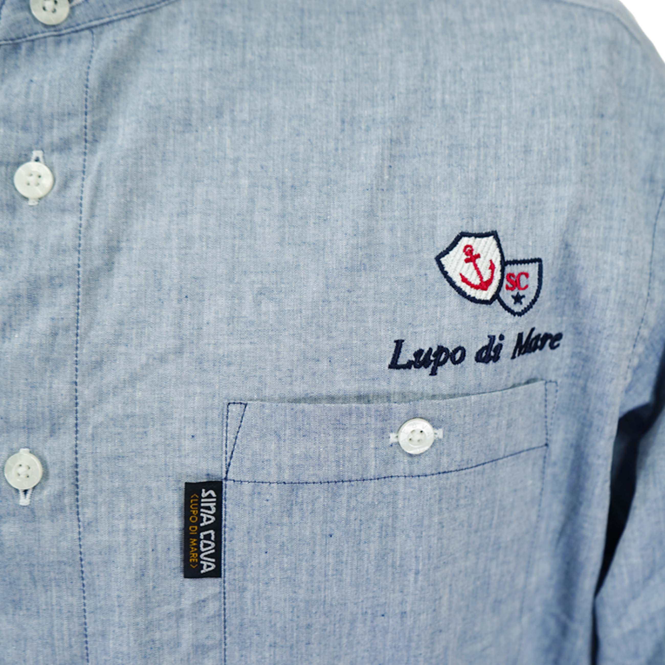 【アウトレット】シナコバ （SINA COVA） バンドカラーシャツ　22124030