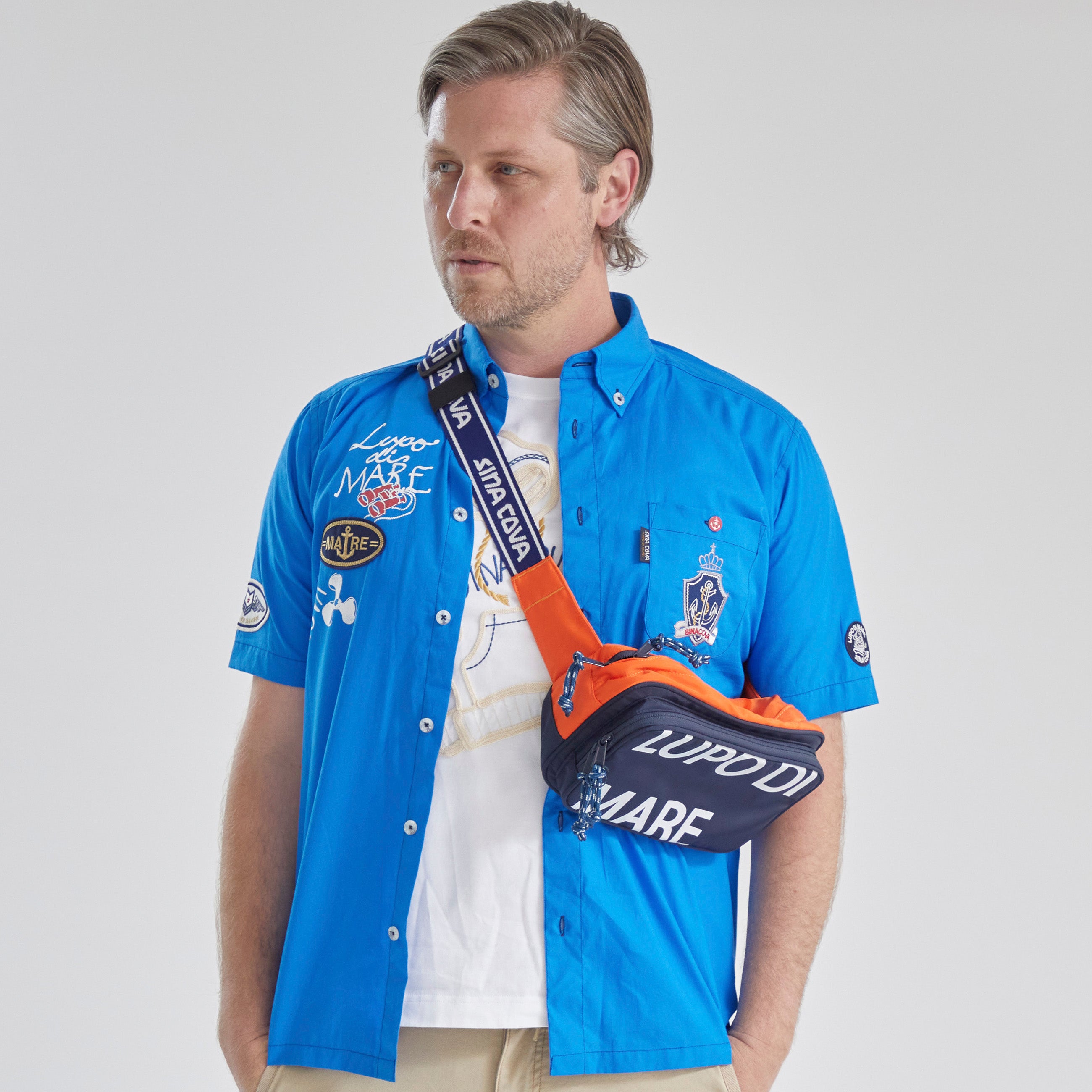 【アウトレット】シナコバ （SINA COVA） 半袖 ボタンダウンシャツ 22114530