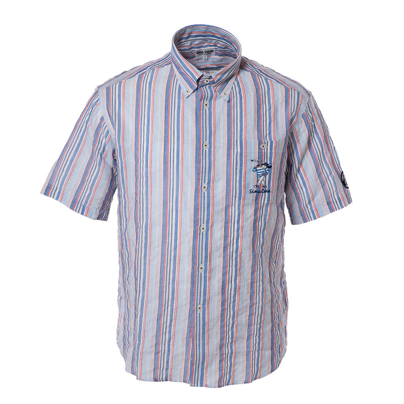 Short -sleeved button down shirt 19124643