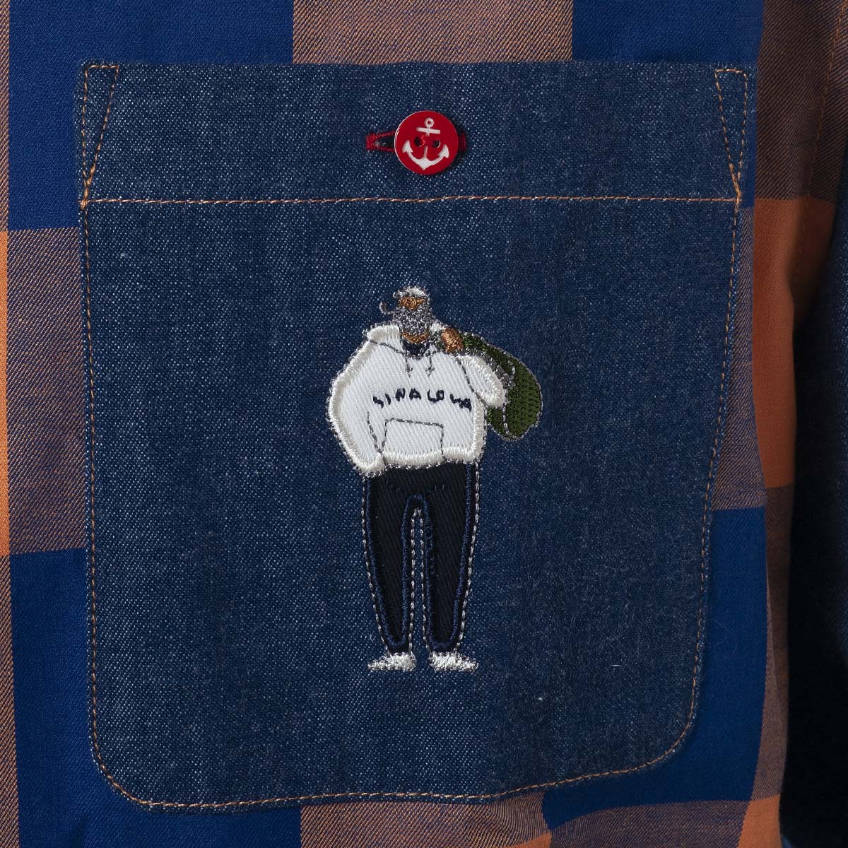 【アウトレット】長袖ボタンダウンシャツ　21224040