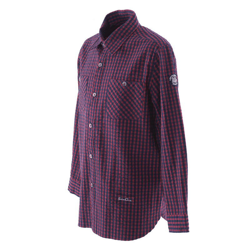 [Official] Sina Cova CPO Shirt Gingham Check Pattern Shirt Jacket 23133020