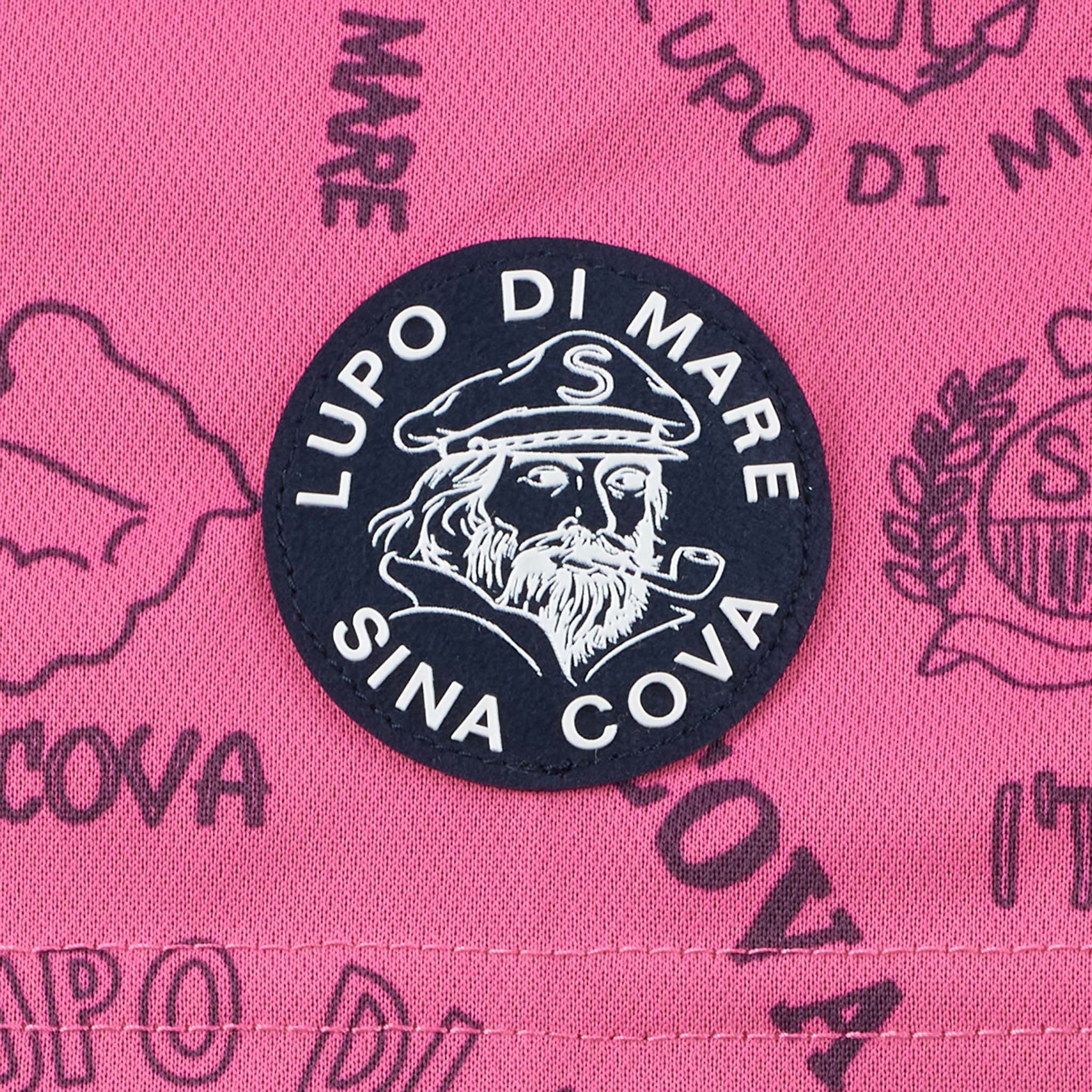 【アウトレット】シナコバ （SINA COVA）総柄半袖ポロシャツ　22150510