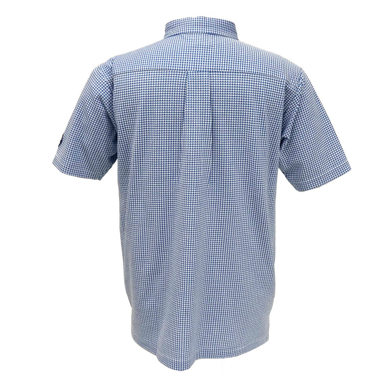 Check pattern short sleeve polo shirt 22150520