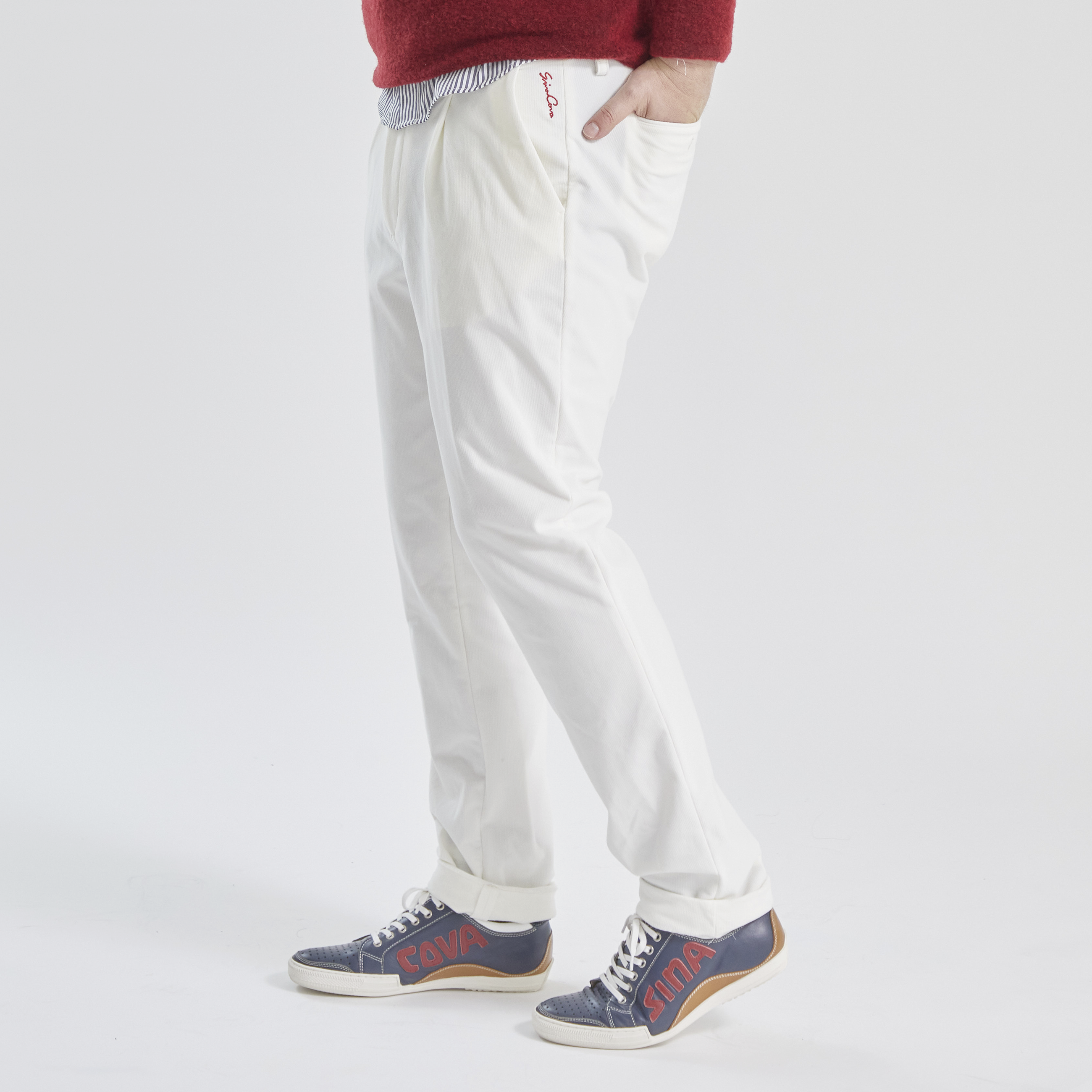 【アウトレット】シナコバ （SINA COVA） ワンタックパンツ 22235310