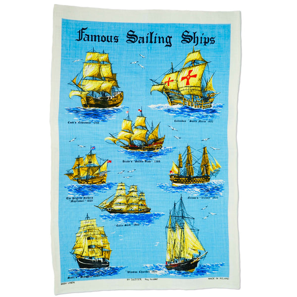 Tea towel Famous Sailing Ships 57000670