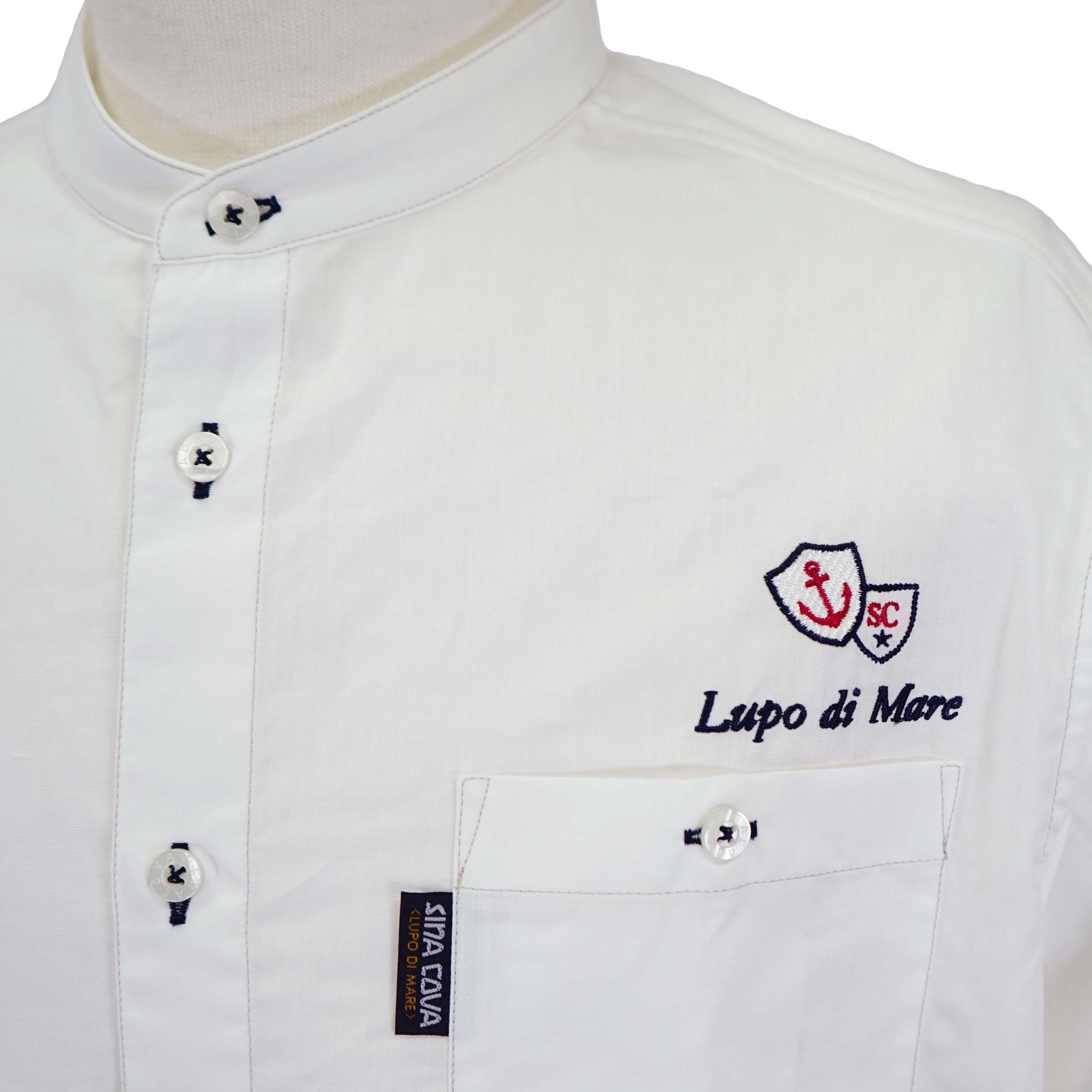 【アウトレット】シナコバ （SINA COVA） バンドカラーシャツ　22124030