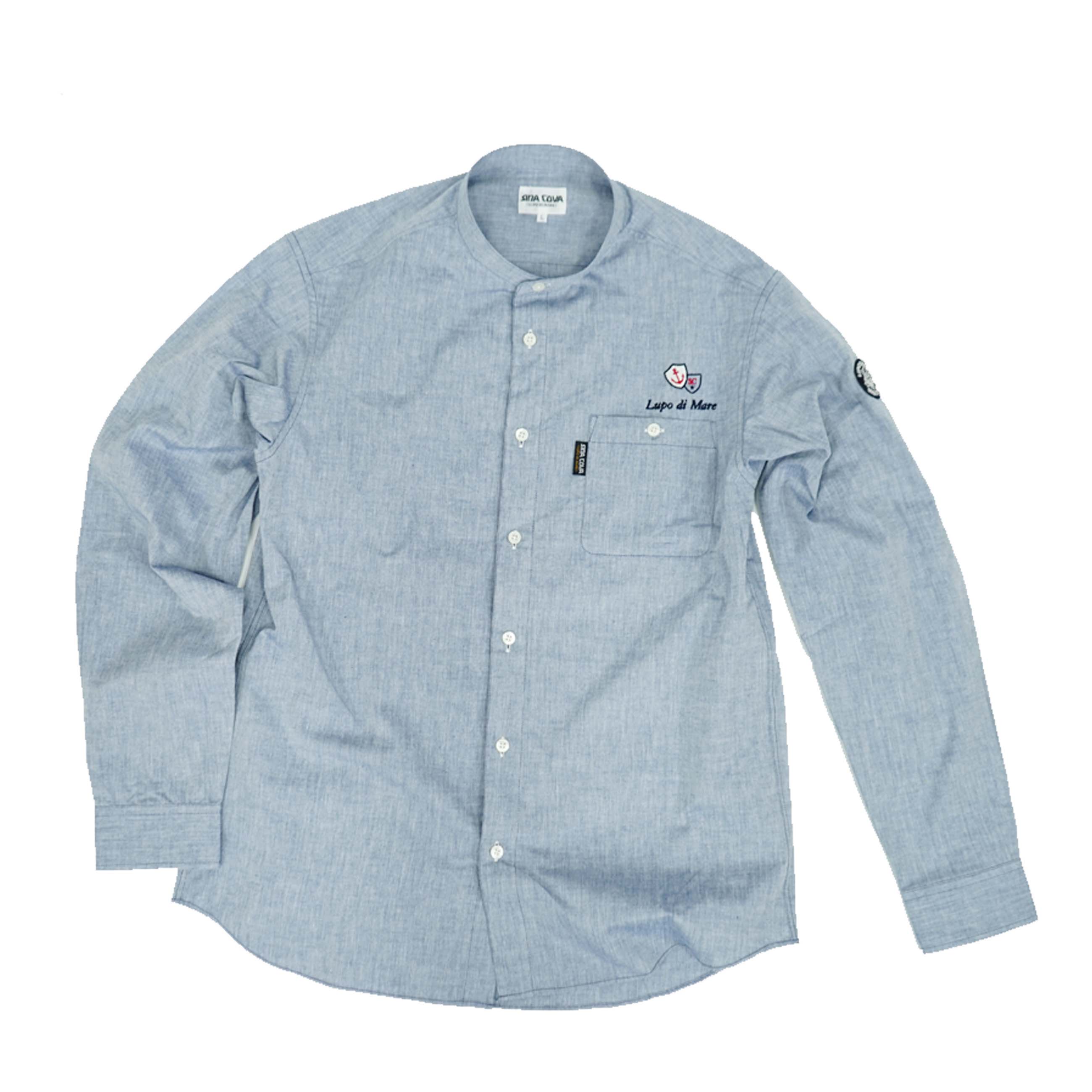 【アウトレット】シナコバ （SINA COVA） バンドカラーシャツ　22124030