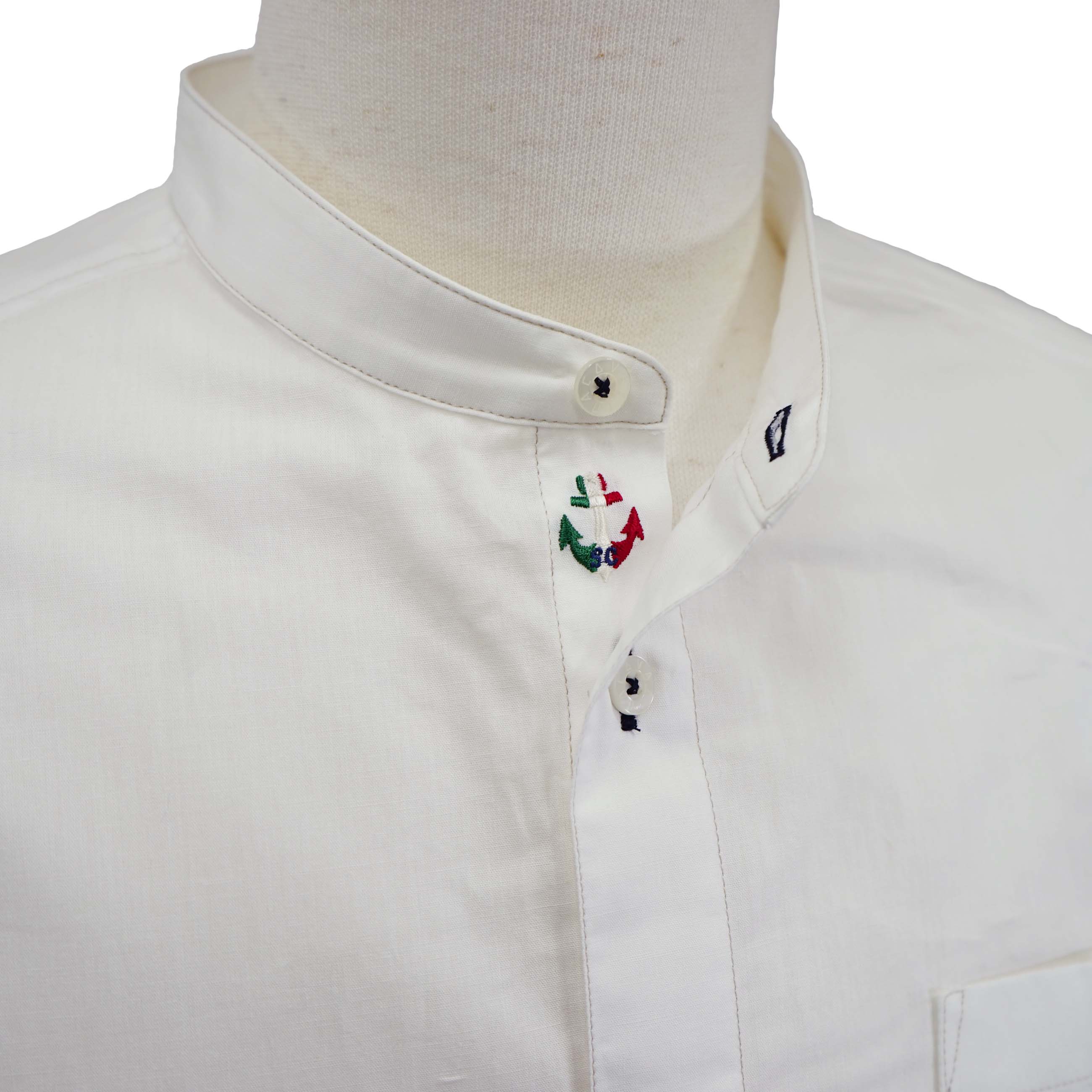 【アウトレット】シナコバ （SINA COVA） バンドカラーシャツ　22124030