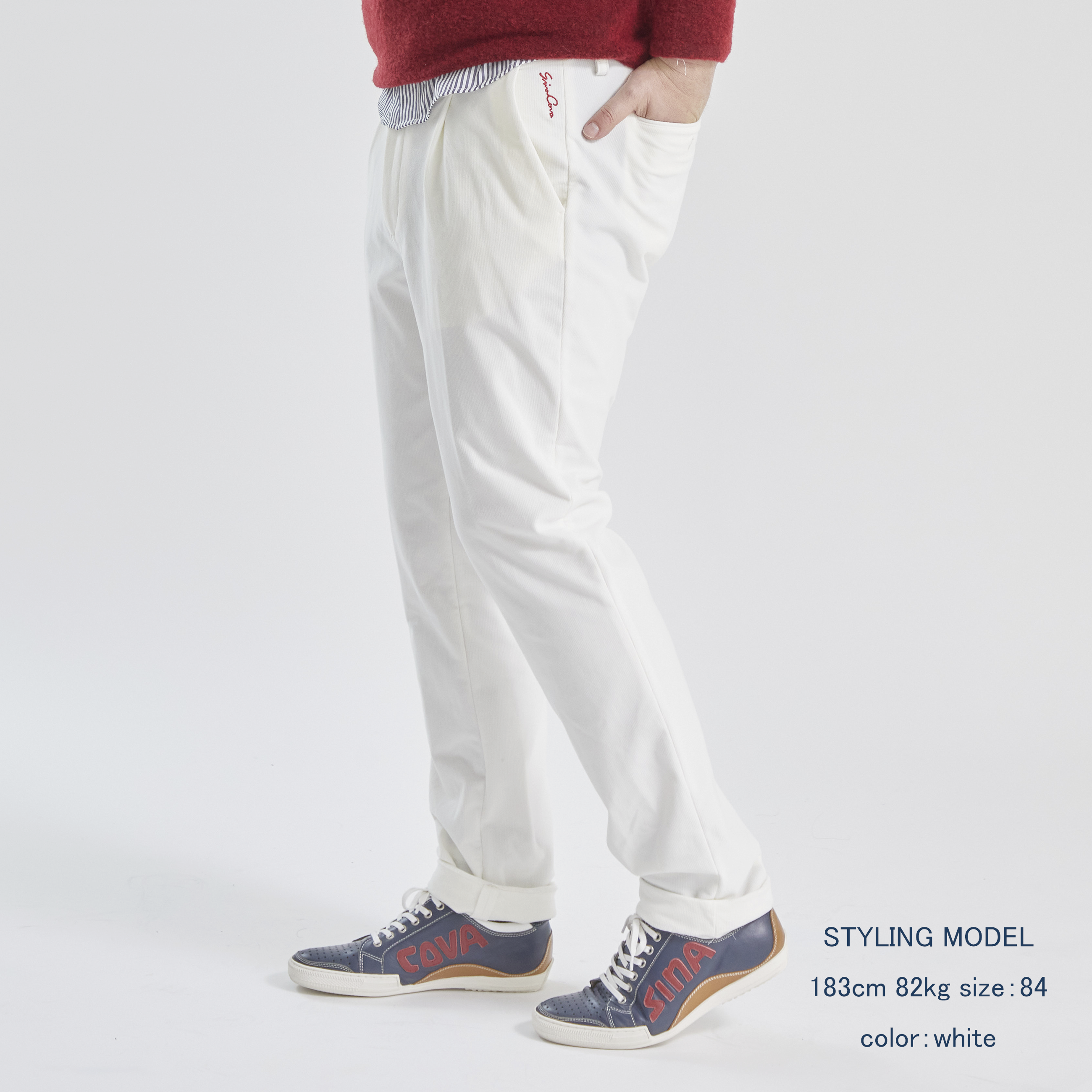 【アウトレット】シナコバ （SINA COVA） ワンタックパンツ 22235310